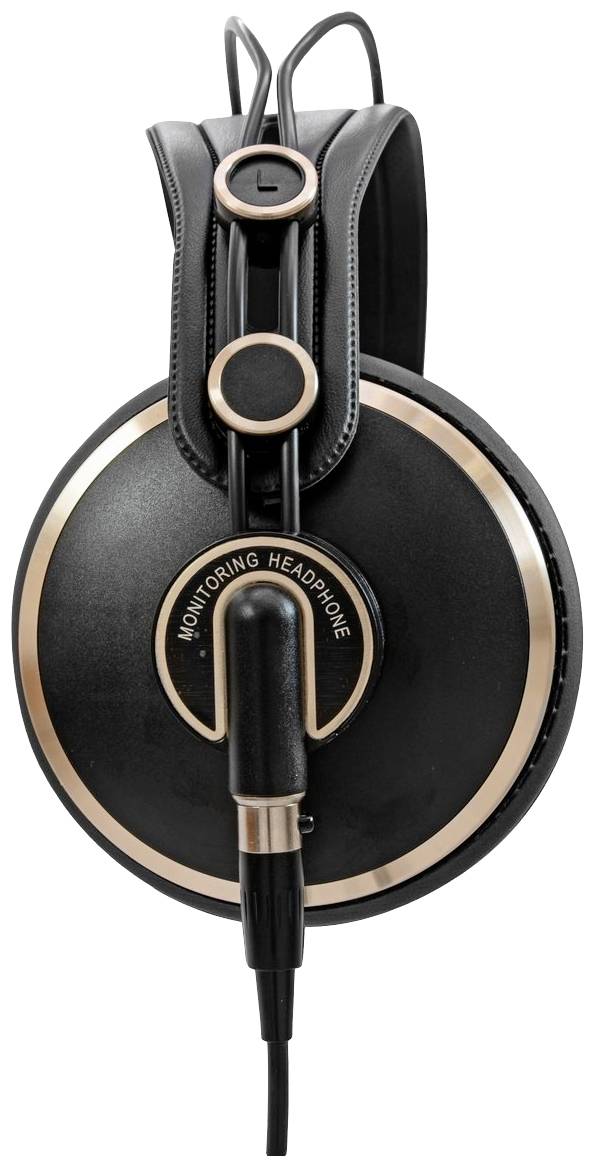 Omnitronic SHP-950M Deluxe Over Ear Kopfhörer kabelgebunden Stereo Schwarz DJ