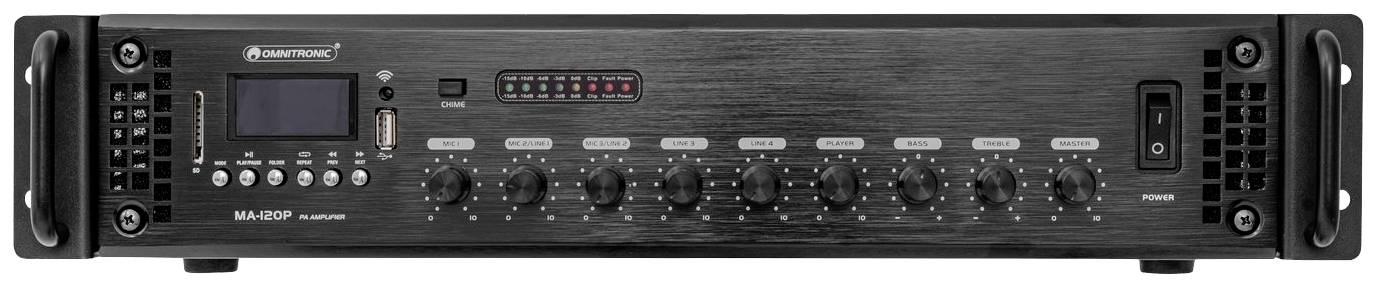 Omnitronic MA-120P ELA-Verstärker 120 W