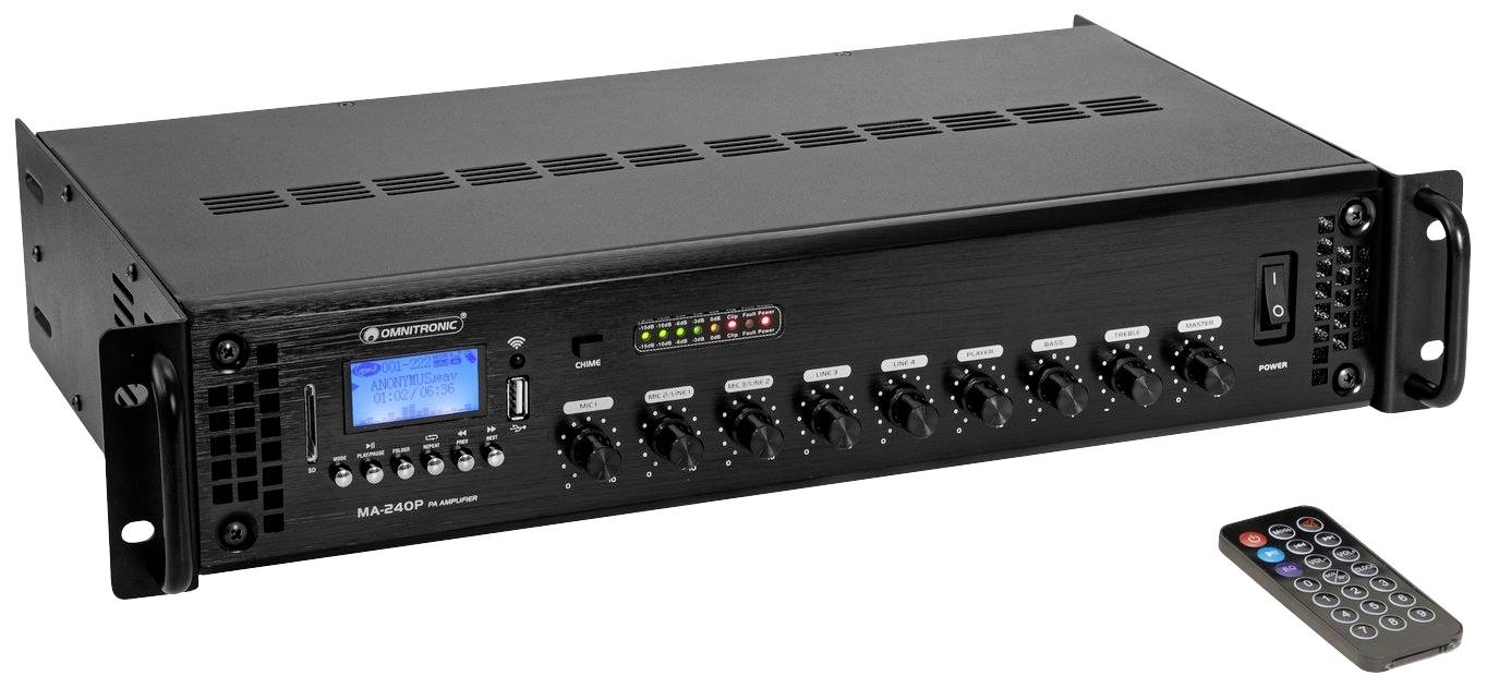 Omnitronic MA-240P ELA-Verstärker 240W