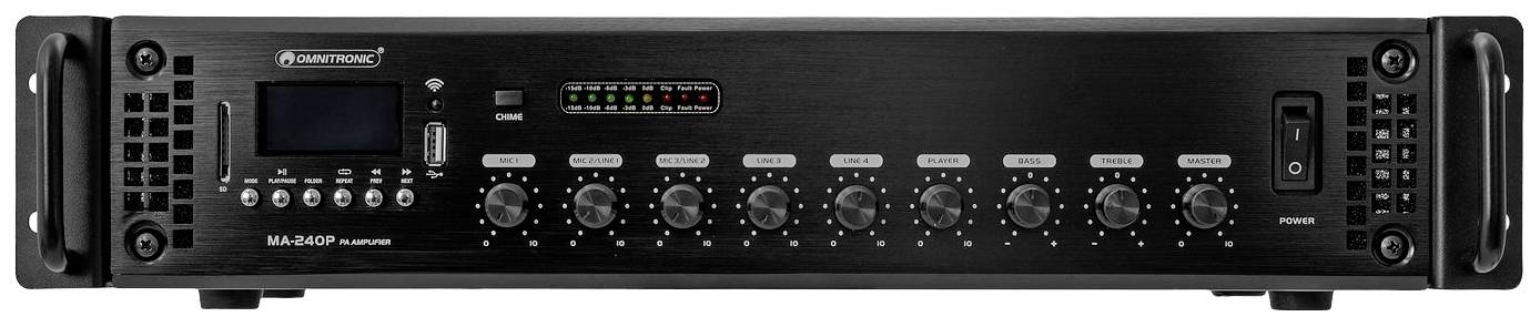 Omnitronic MA-240P ELA-Verstärker 240 W