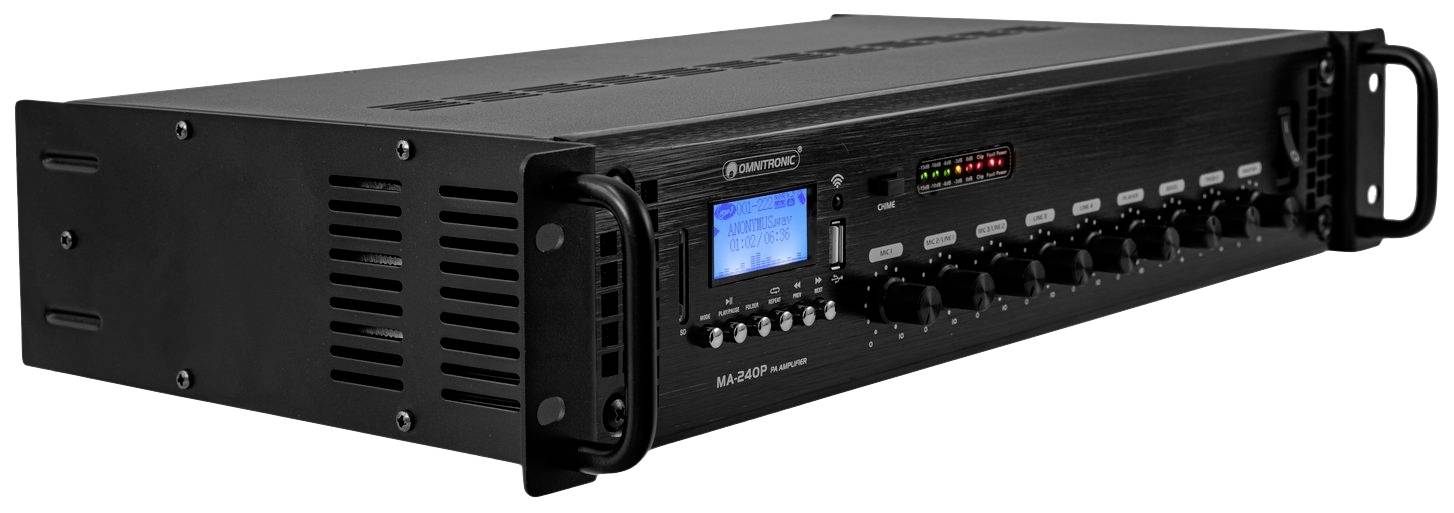 Omnitronic MA-240P ELA-Verstärker 240 W
