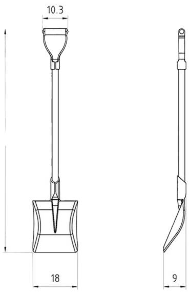 Thicon Models 50415 1:14 Schaufel 1St.
