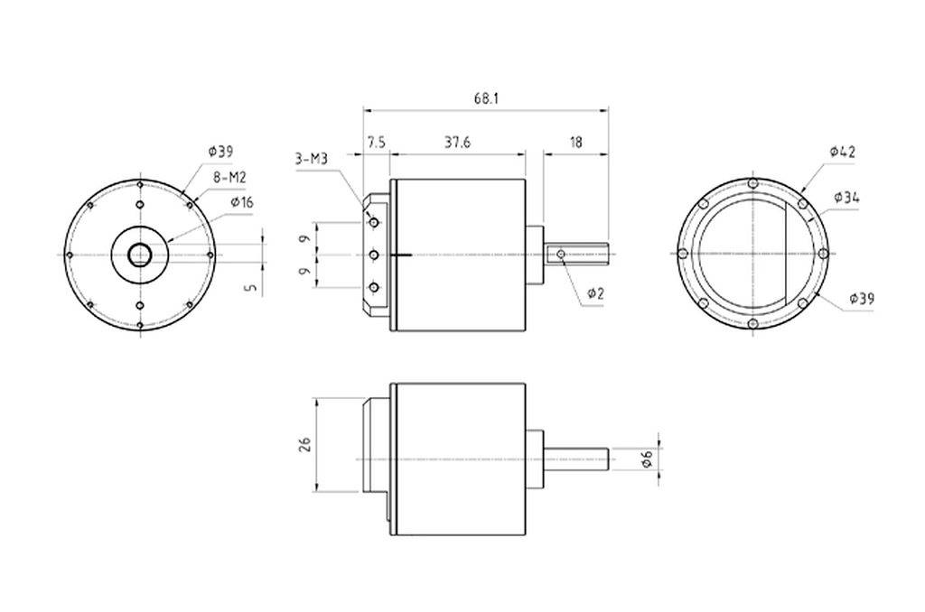 Thicon Models 56073 Hydraulikmotor 1St.
