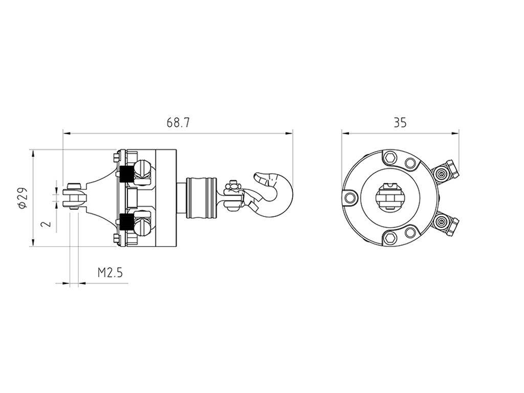 Thicon Models 56077 Schwenkantrieb 1St.