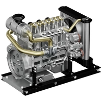Thicon Models Diesel-Motor 4-Zylinder 21016 Bausatz Thicon Models Diesel-Motor 4-Zylinder 21016 Bausatz