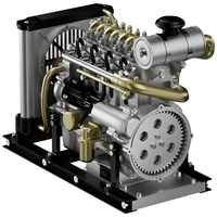 Thicon Models Diesel-Motor 4-Zylinder 21016 Bausatz Thicon Models Diesel-Motor 4-Zylinder 21016 Bausatz