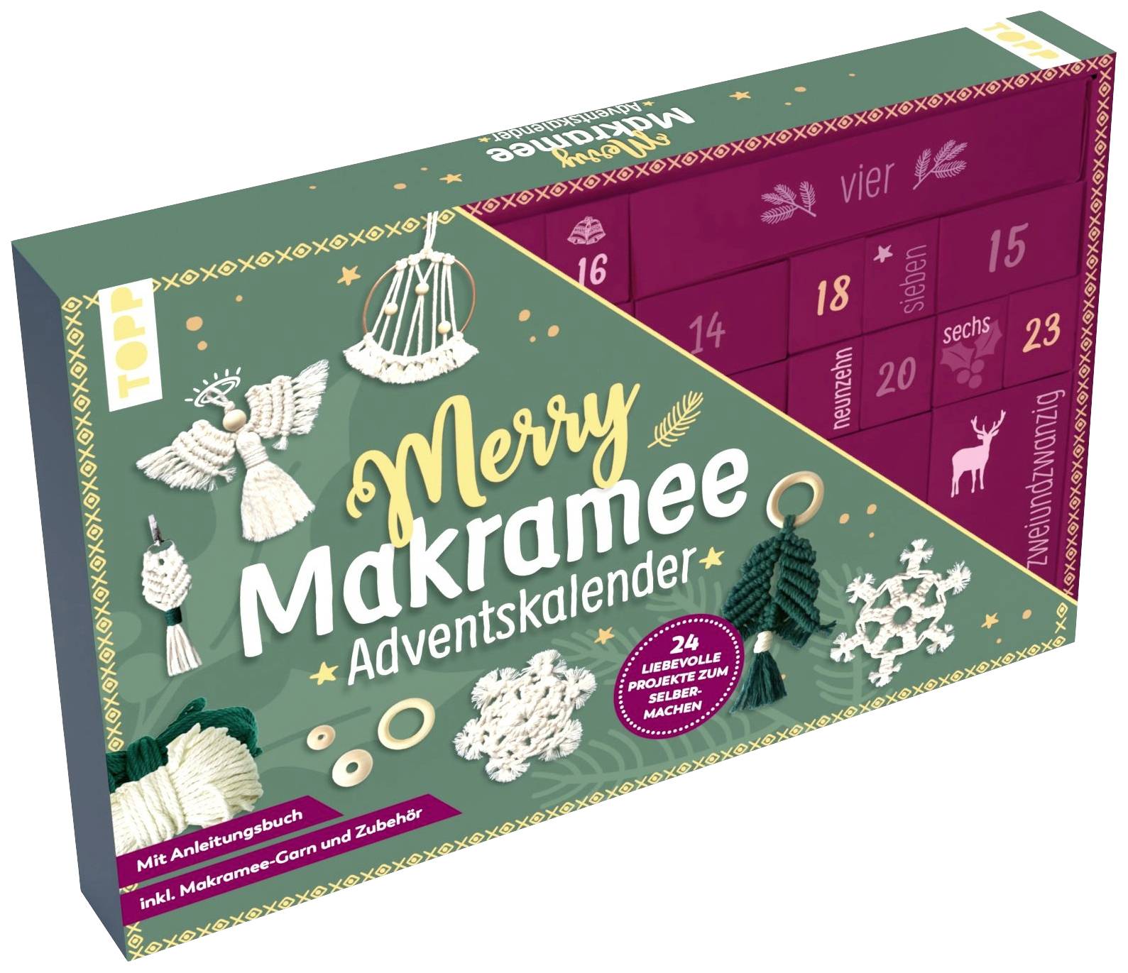 Merry Makramee Adventskalender Altersklasse ab 3 Jahre