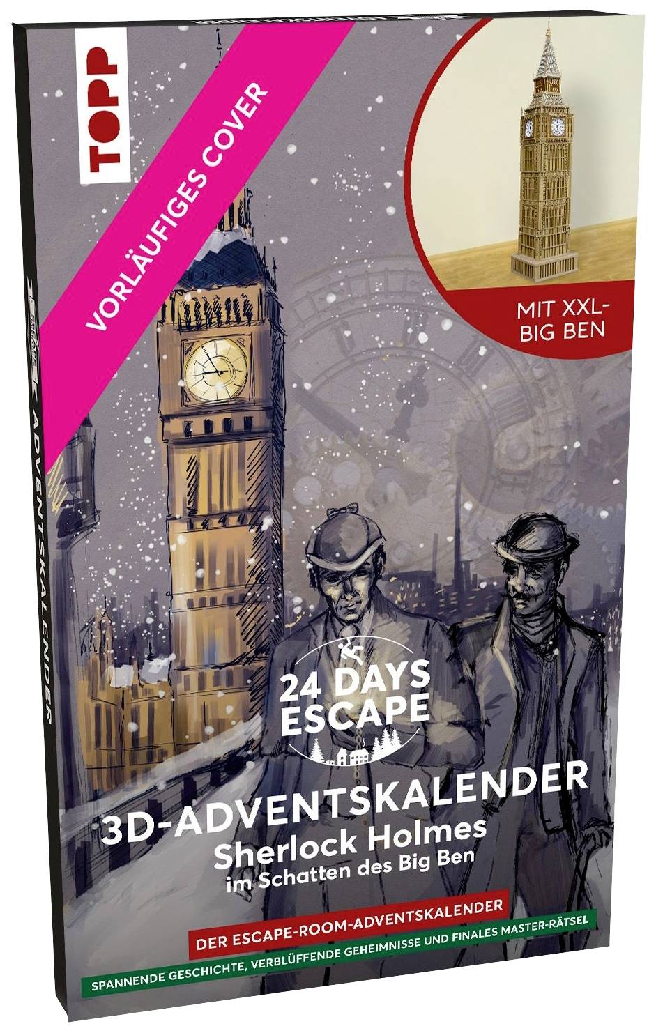 ESCAPE 3D Sherlock Holmes Adventskalender Altersklasse ab 10 Jahre