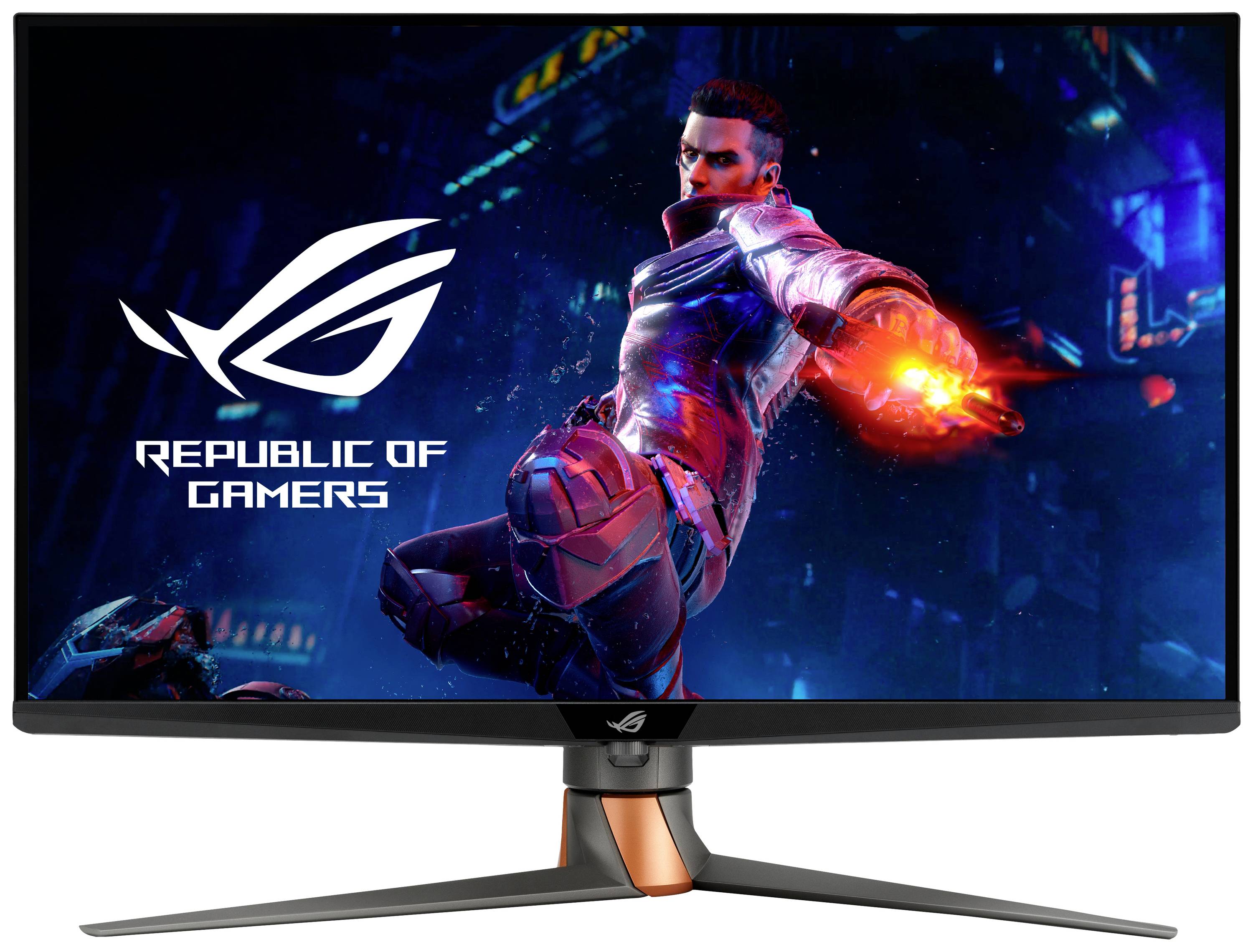 Asus PG32UQXR ROG Swift Gaming Gaming Monitor EEK G (A - G) 81.3 cm (32 Zoll) 3840 x 2160 Pixel 16:9 DisplayPort, HDMI®, Kopfhörer (3.5 mm Klinke)