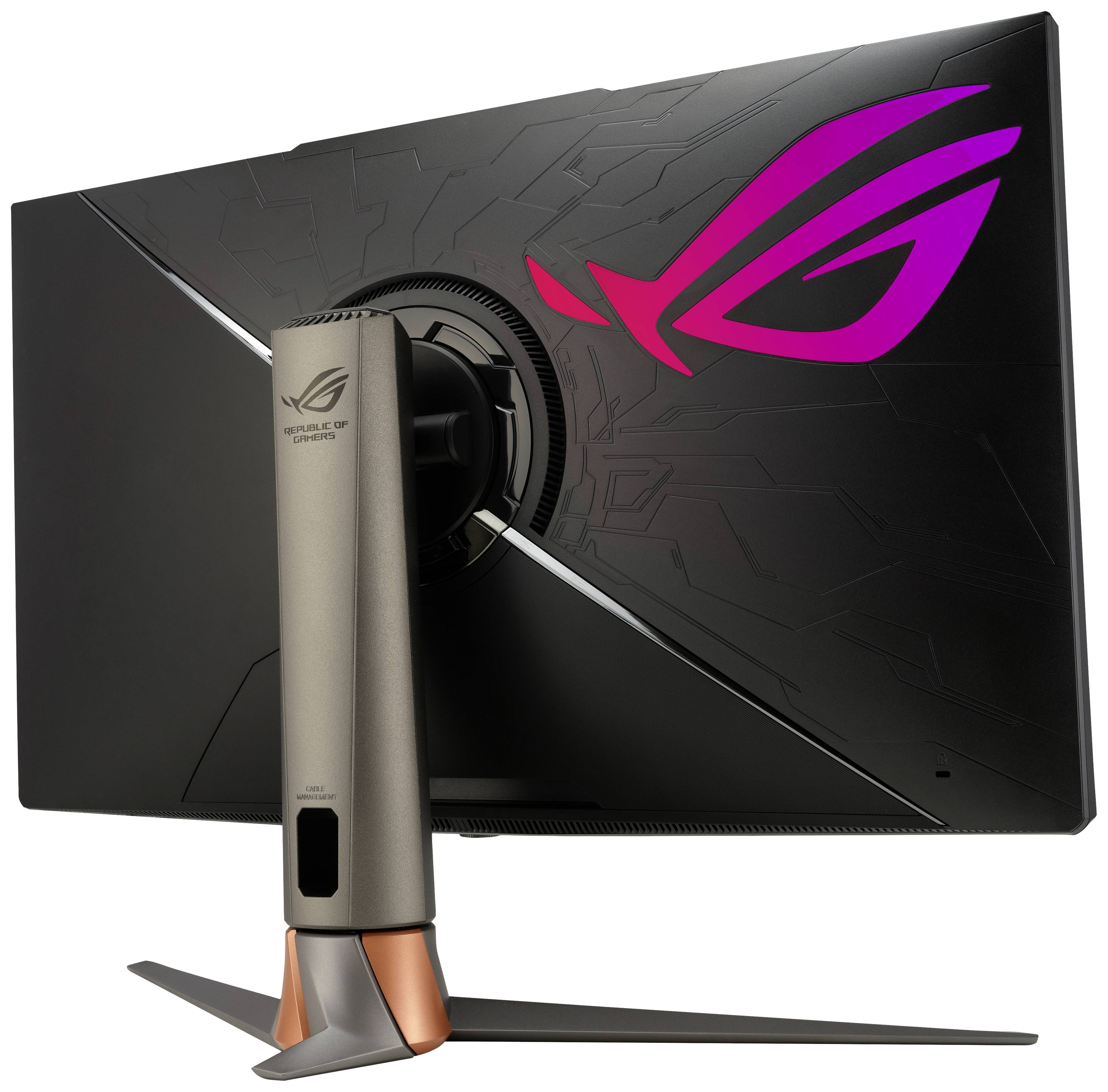 Asus PG32UQXR ROG Swift Gaming Gaming Monitor EEK G (A - G) 81.3 cm (32 Zoll) 3840 x 2160 Pixel 16:9 DisplayPort, HDMI®, Kopfhörer (3.5 mm Klinke)