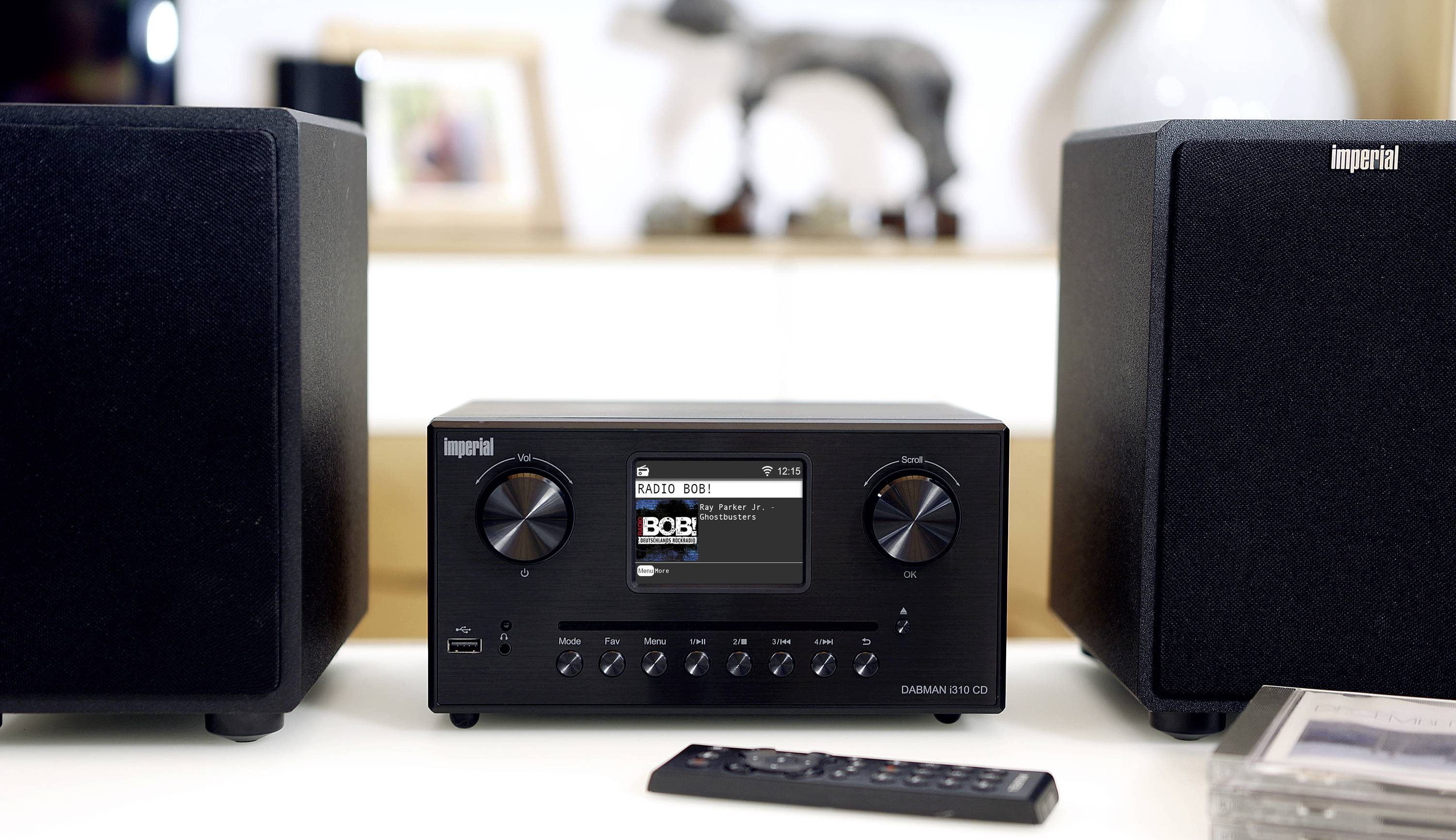 Imperial DABMAN i310 CD Stereoanlage Internetradio, DAB+, UKW, CD, Bluetooth®, DLNA, NFC, Inkl. Fernbedienung, DLNA-fähig 2 x 20W