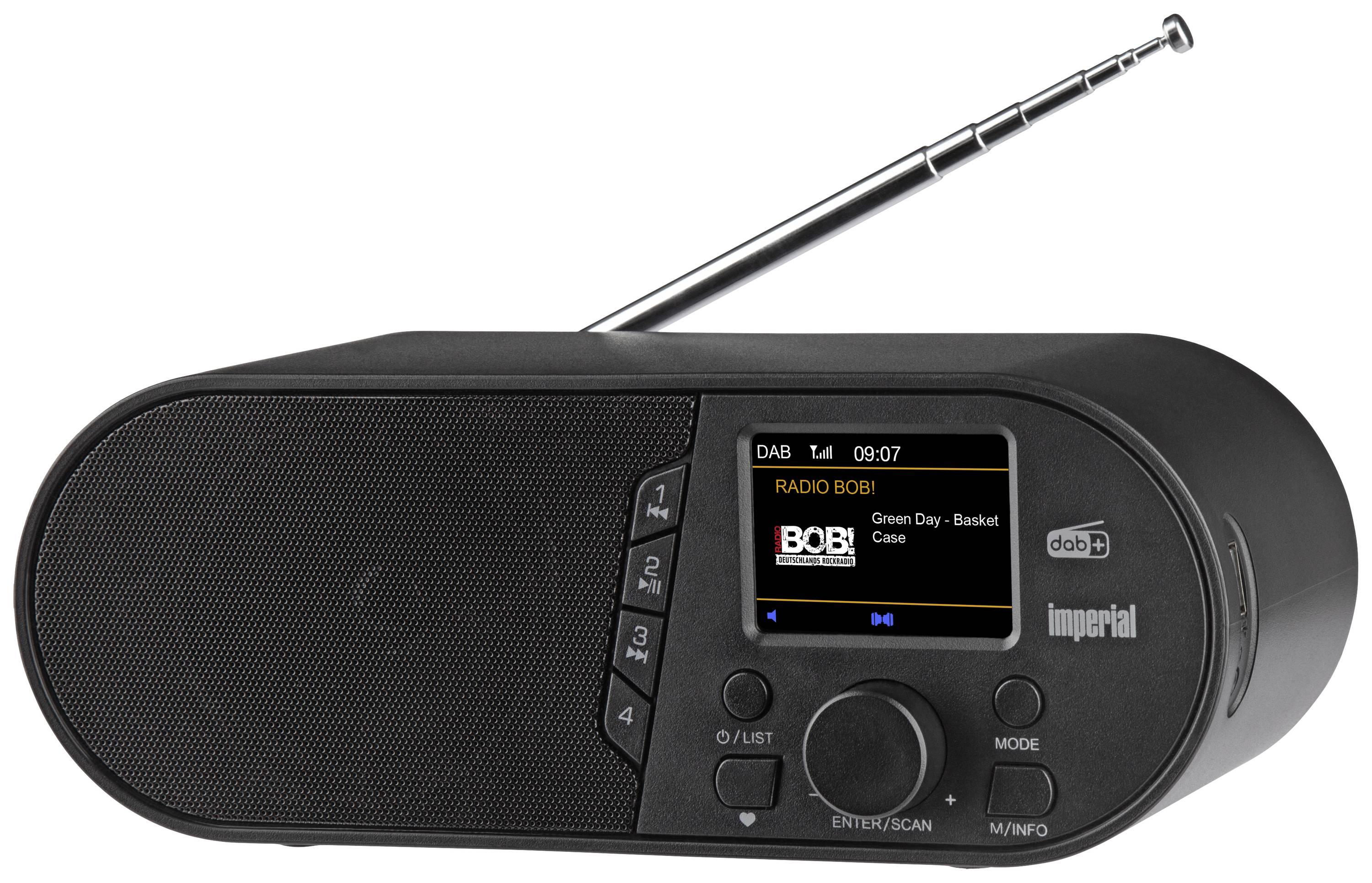 Imperial DABMAN d105 Tischradio DAB+, UKW, FM Schwarz