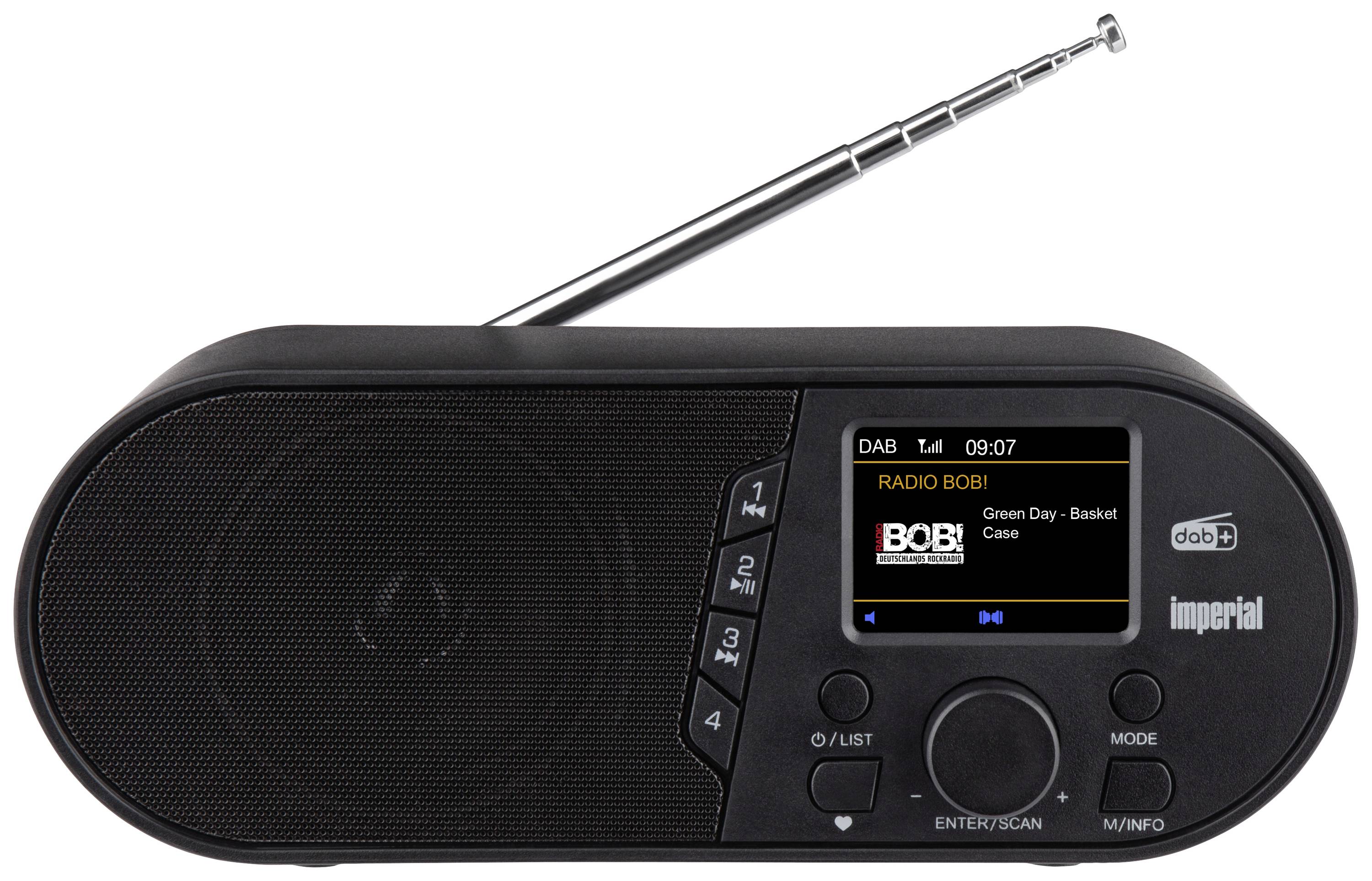 Imperial DABMAN d105 Tischradio DAB+, UKW, FM Schwarz