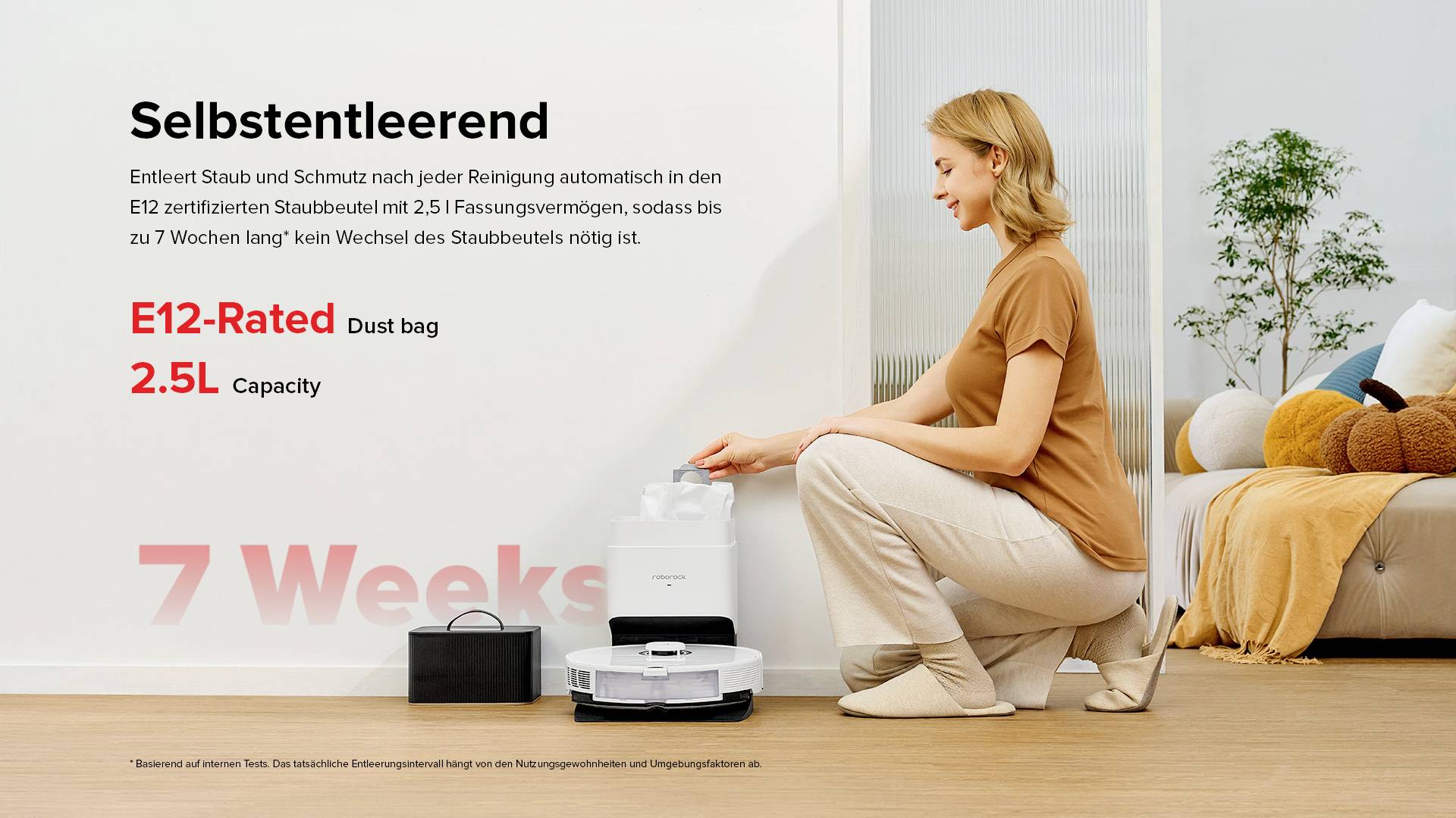 Roborock S8+ Saug-und Wischroboter Weiß kompatibel mit Amazon Alexa, kompatibel mit Google Home, Sprachgesteuert