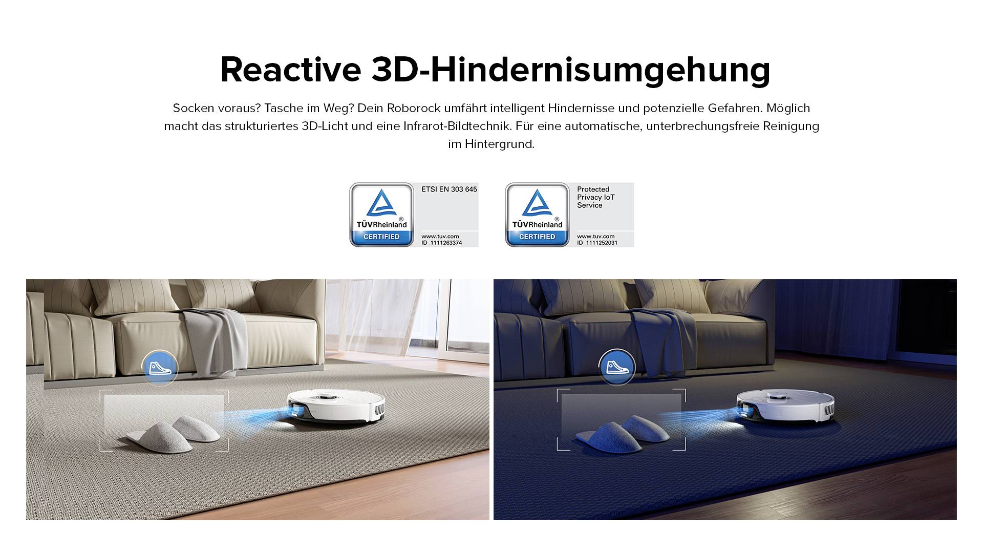 Roborock S8+ Saug-und Wischroboter Weiß kompatibel mit Amazon Alexa, kompatibel mit Google Home, Sprachgesteuert