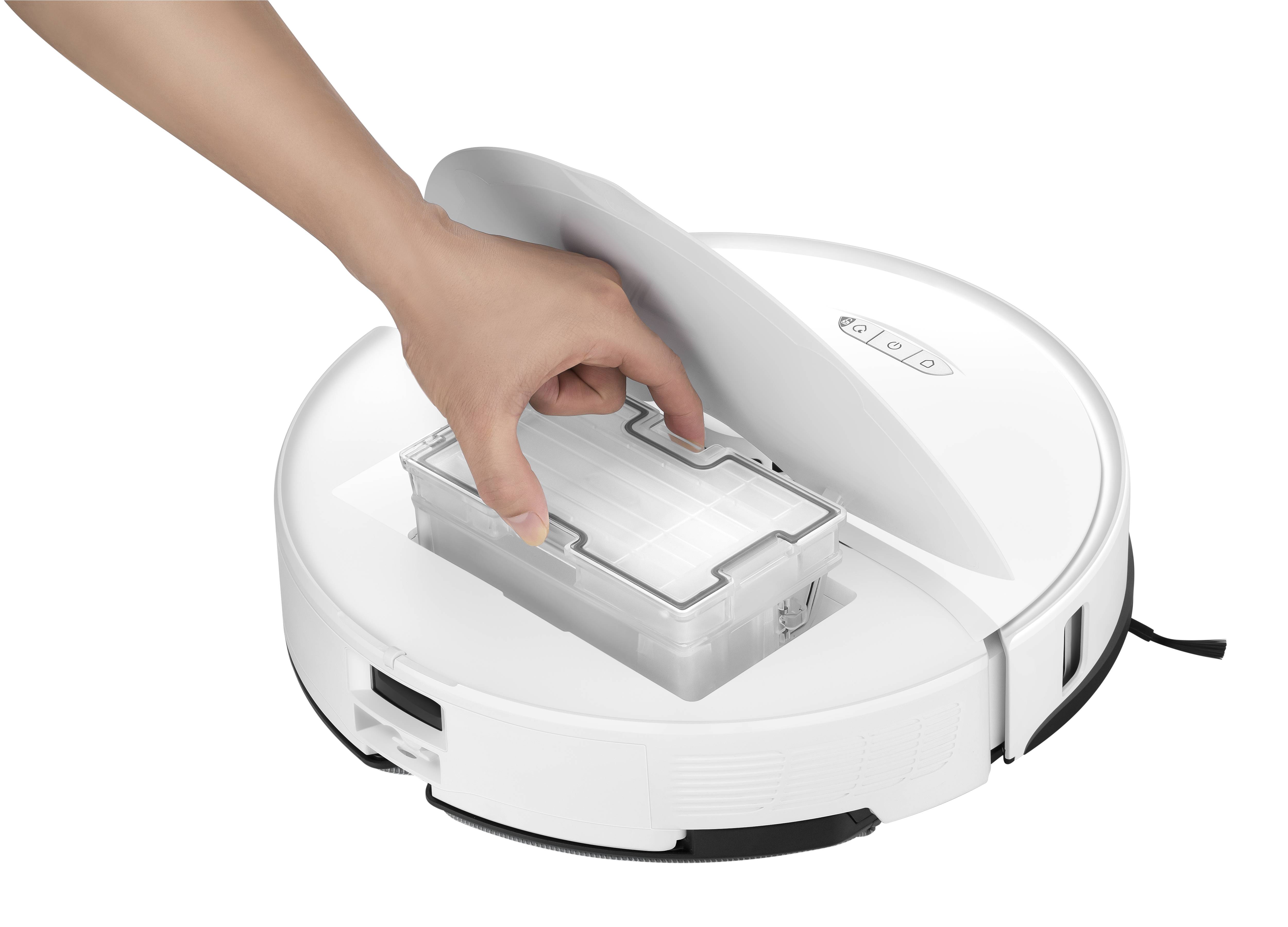 Roborock S8+ Saug-und Wischroboter Weiß kompatibel mit Amazon Alexa, kompatibel mit Google Home, Sprachgesteuert