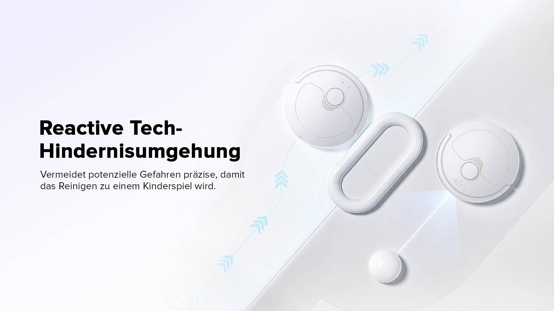Roborock Qrevo White Saug-und Wischroboter Weiß kompatibel mit Amazon Alexa, kompatibel mit Google Home, Sprachgesteuert