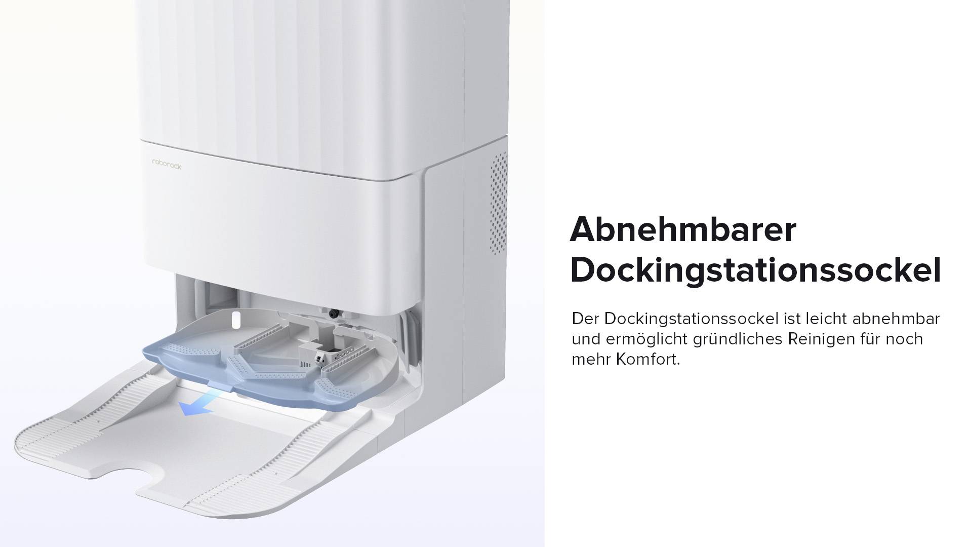 Roborock Qrevo White Saug-und Wischroboter Weiß kompatibel mit Amazon Alexa, kompatibel mit Google Home, Sprachgesteuert