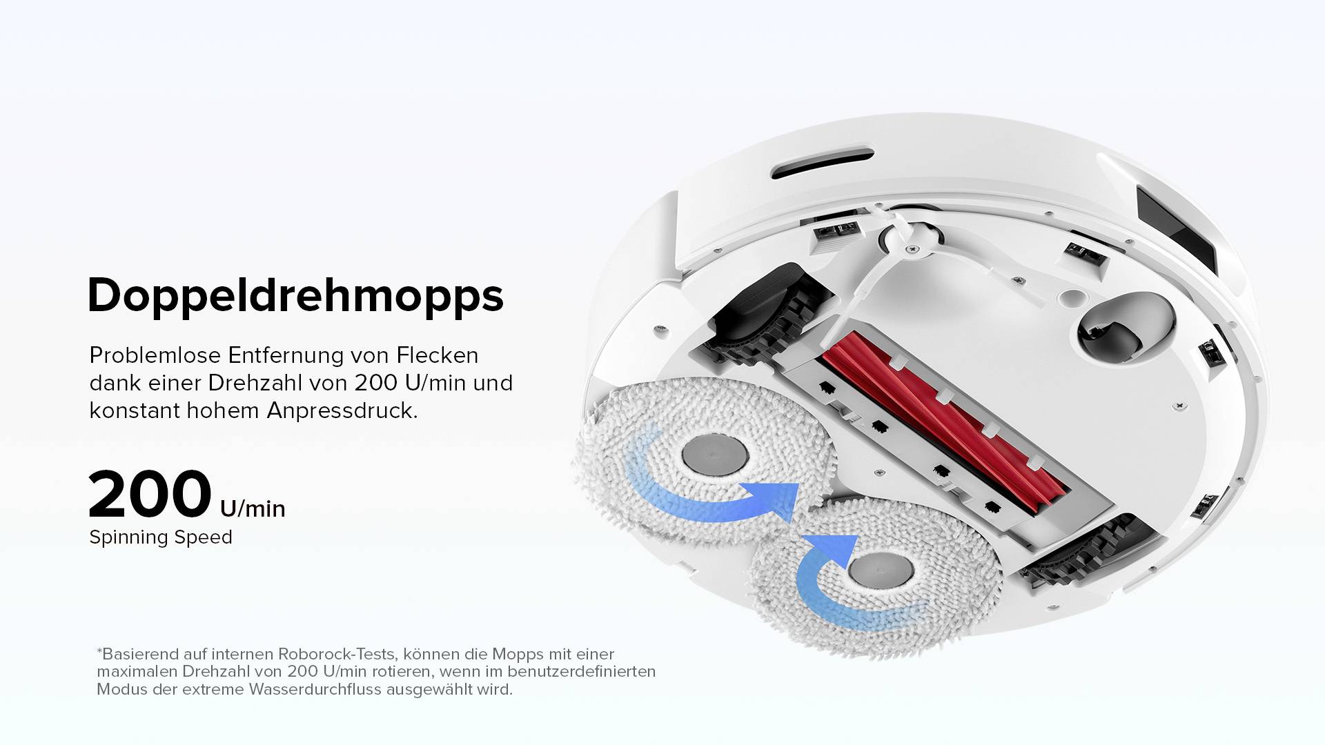 Roborock Qrevo White Saug-und Wischroboter Weiß kompatibel mit Amazon Alexa, kompatibel mit Google Home, Sprachgesteuert
