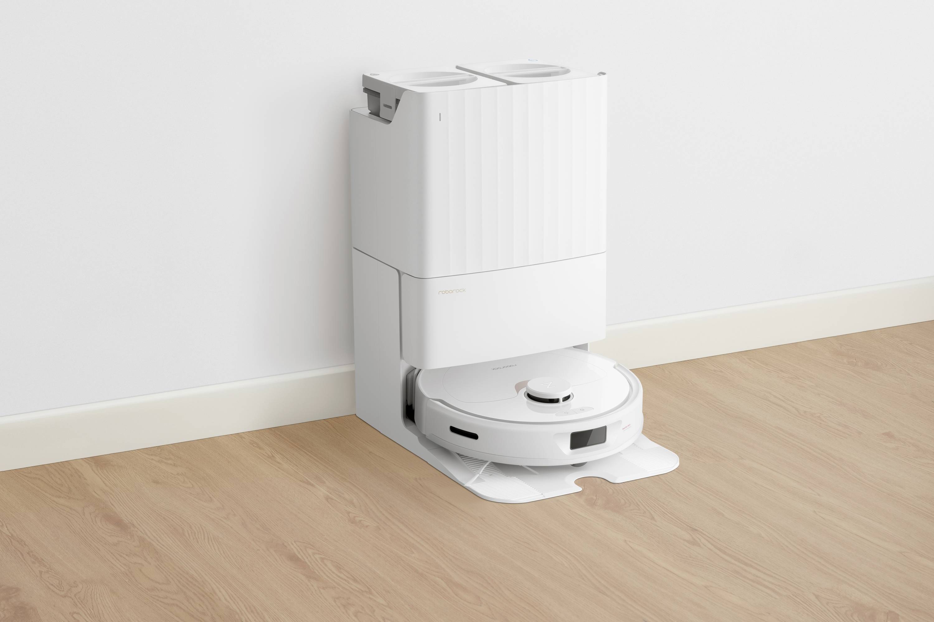 Roborock Qrevo White Saug-und Wischroboter Weiß kompatibel mit Amazon Alexa, kompatibel mit Google Home, Sprachgesteuert