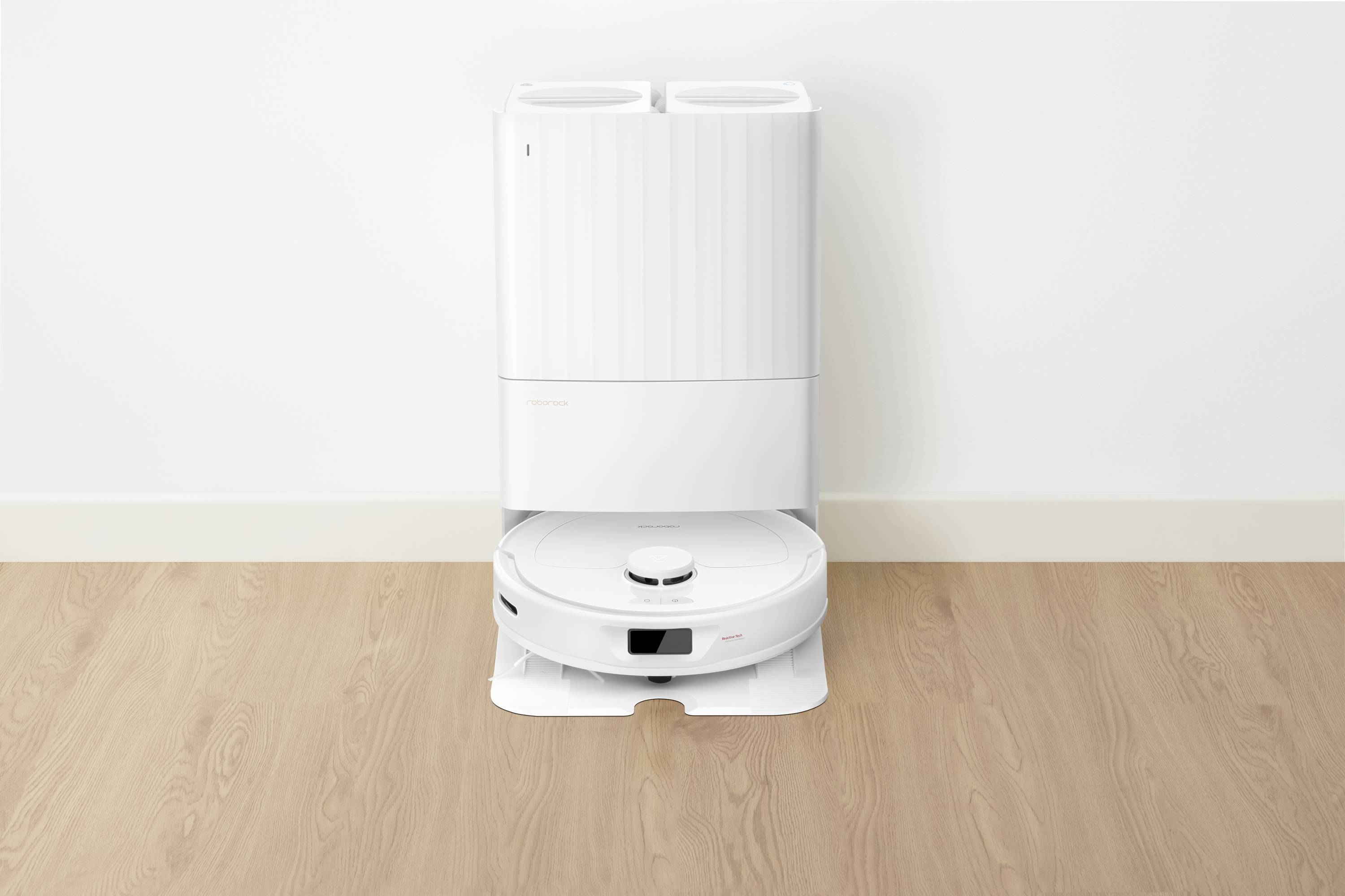 Roborock Qrevo White Saug-und Wischroboter Weiß kompatibel mit Amazon Alexa, kompatibel mit Google Home, Sprachgesteuert