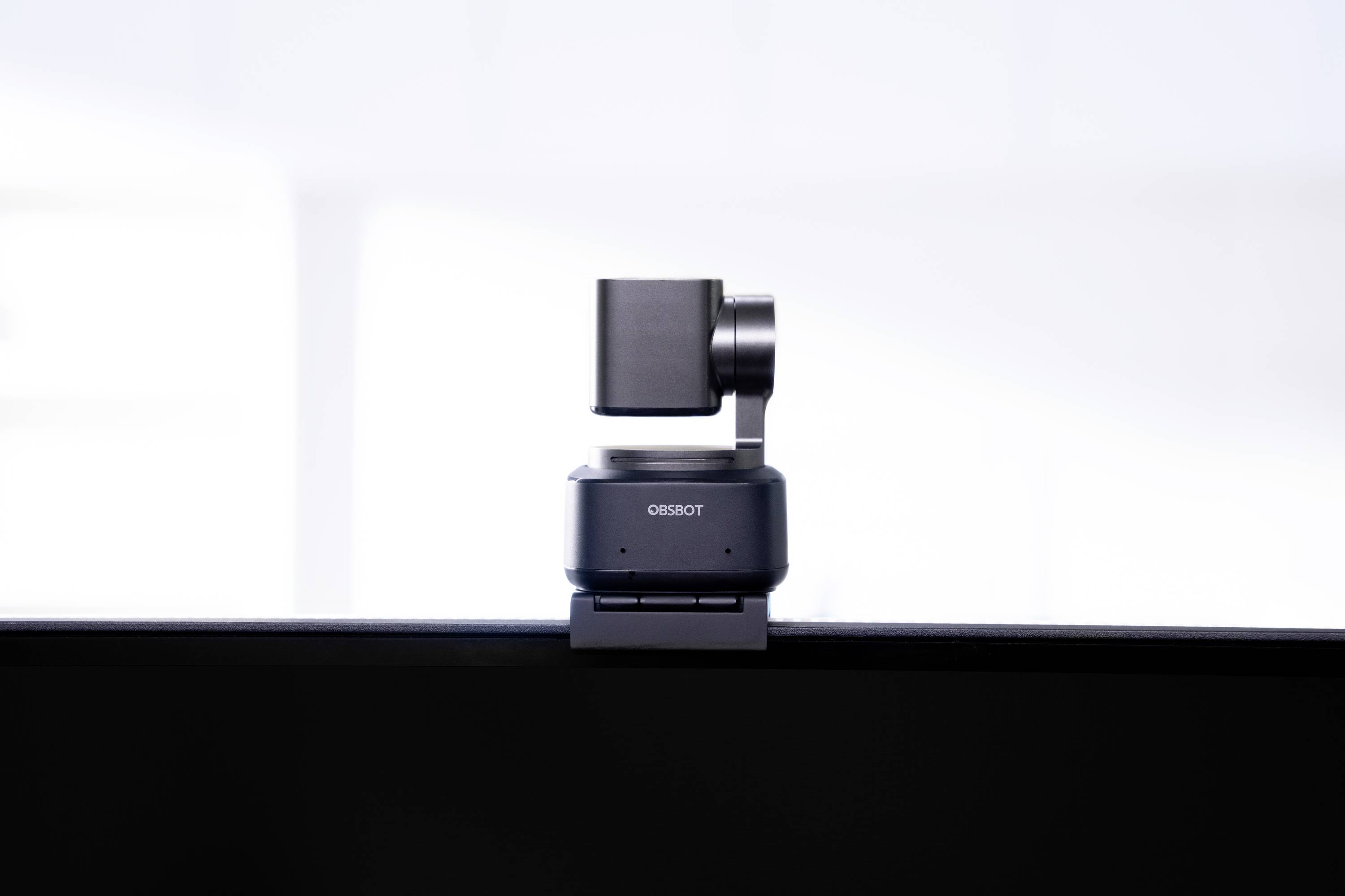 Obsbot Tiny 2 PTZ 4K-Webcam 3840 x 2160 Pixel Gestensteuerung, Sprachsteuerung, Schnelles Auto-Tracking per AI, Standfuß