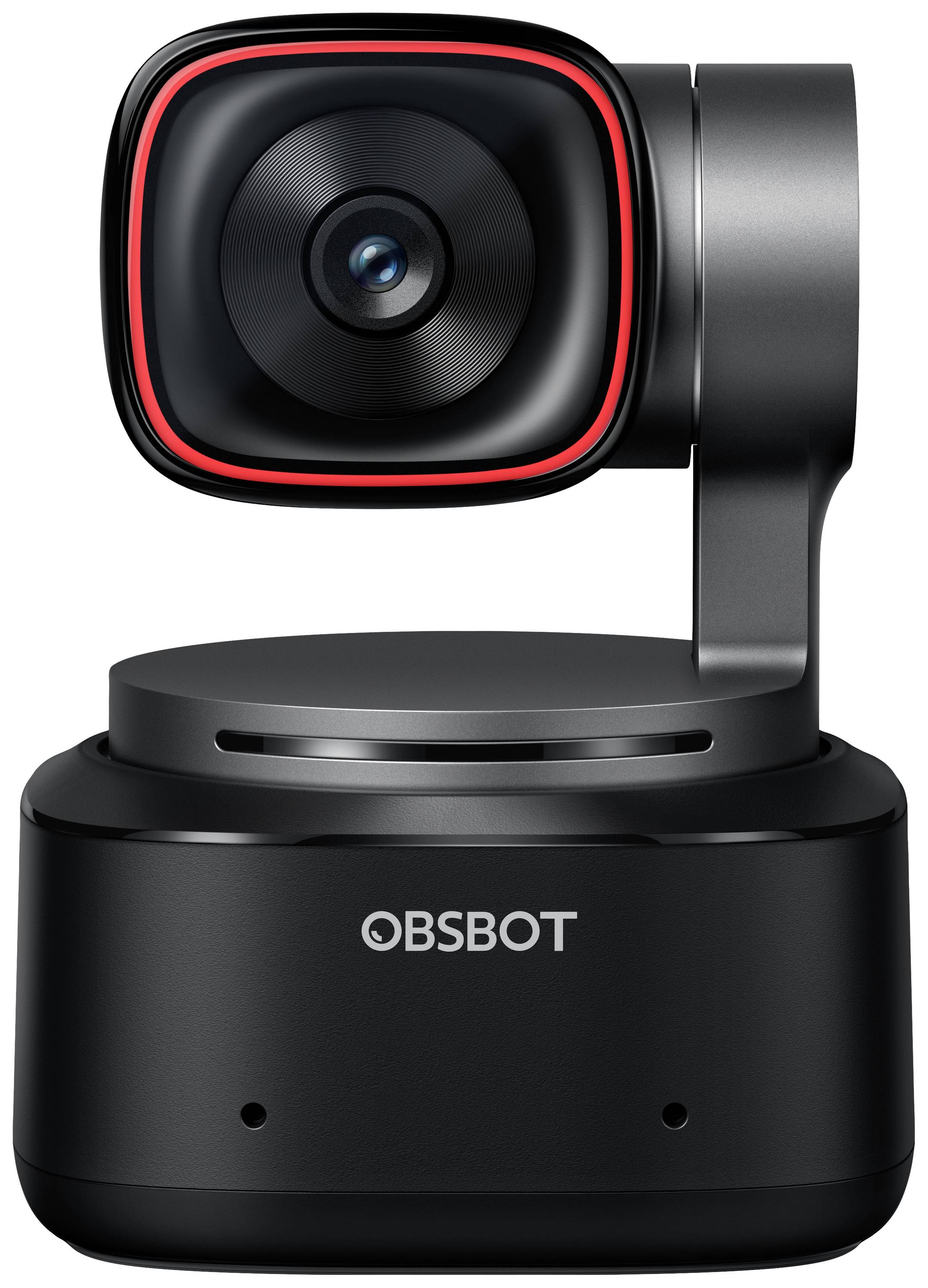 Obsbot Tiny 2 PTZ 4K-Webcam 3840 x 2160 Pixel Gestensteuerung, Sprachsteuerung, Schnelles Auto-Tracking per AI, Standfuß