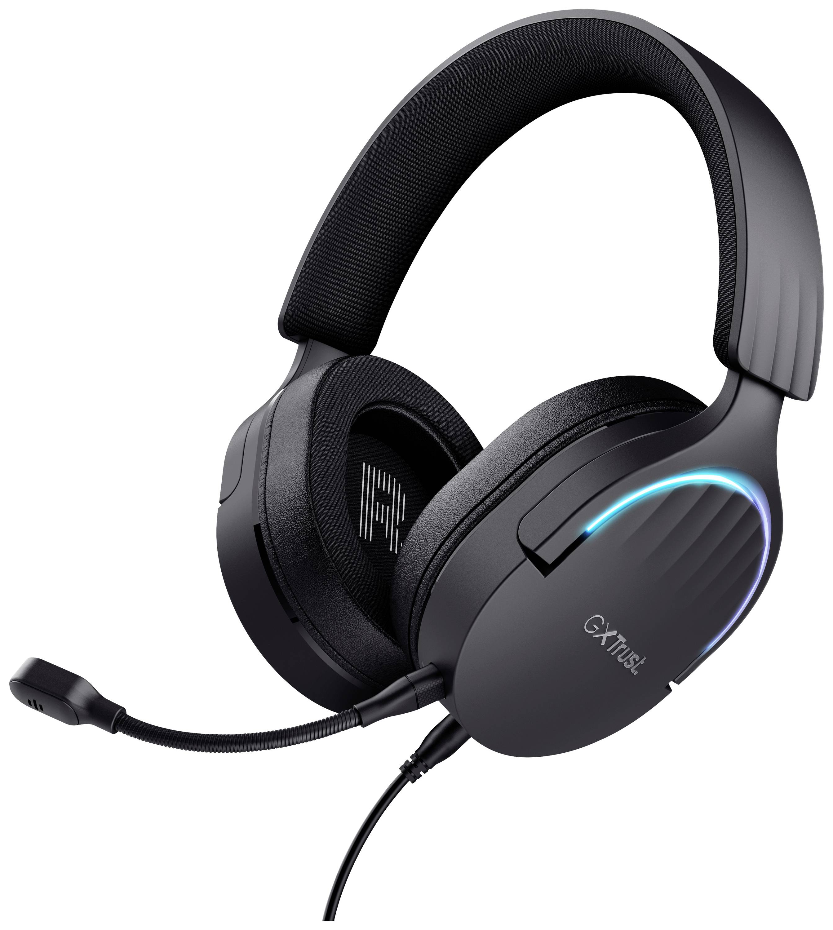Trust GXT490 FAYZO 7.1 Over Ear Headset kabelgebunden Stereo Schwarz Gaming