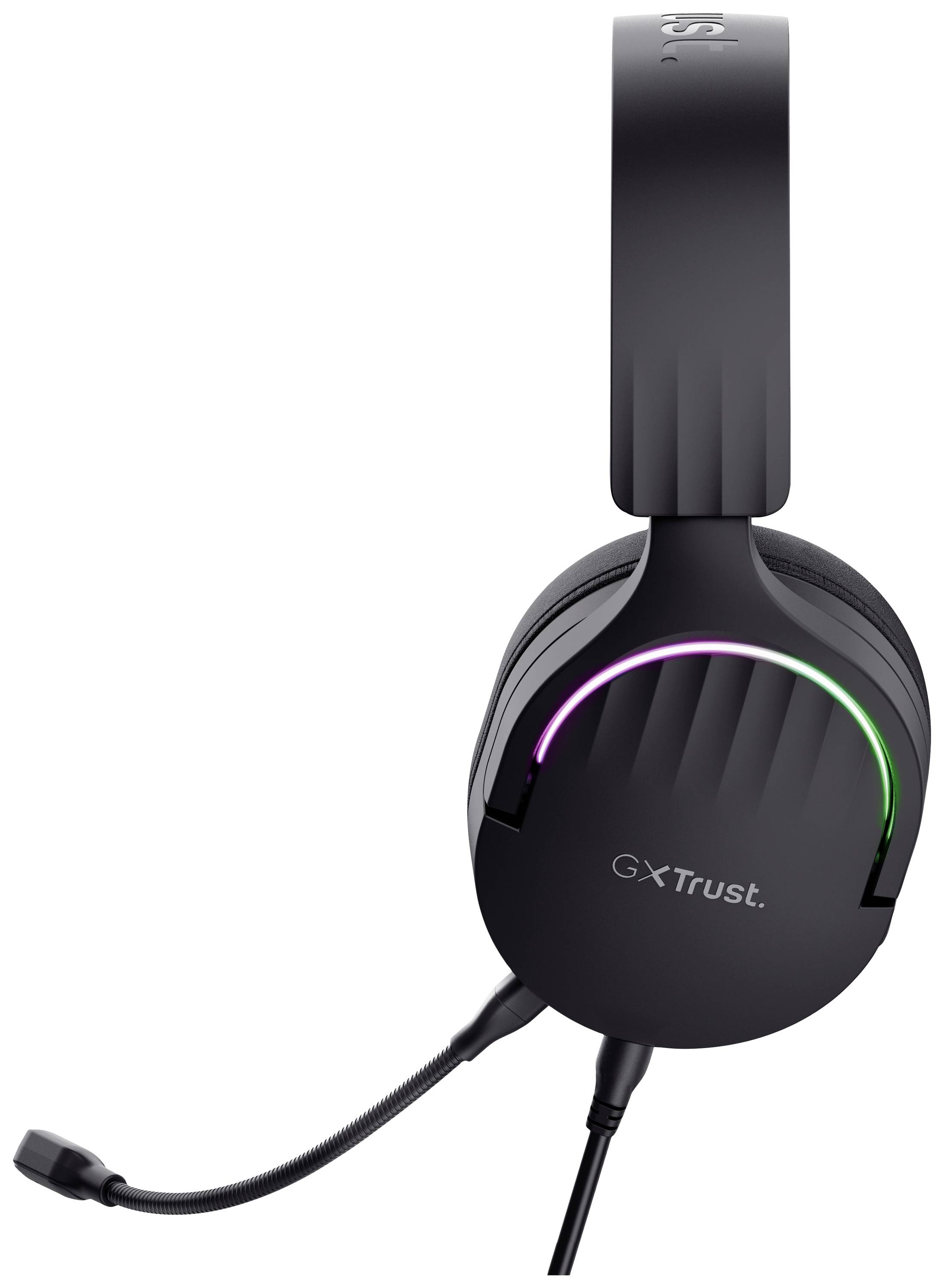 Trust GXT490 FAYZO 7.1 Over Ear Headset kabelgebunden Stereo Schwarz Gaming