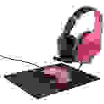 Trust GXT 790P 3-in-1 Gaming-Maus & Headset-Set USB Optisch Pink Beleuchtet