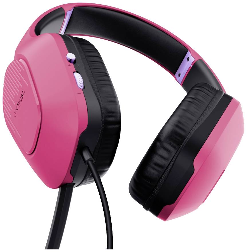 Trust GXT 790P 3-in-1 Gaming-Maus & Headset-Set USB Optisch Pink Beleuchtet