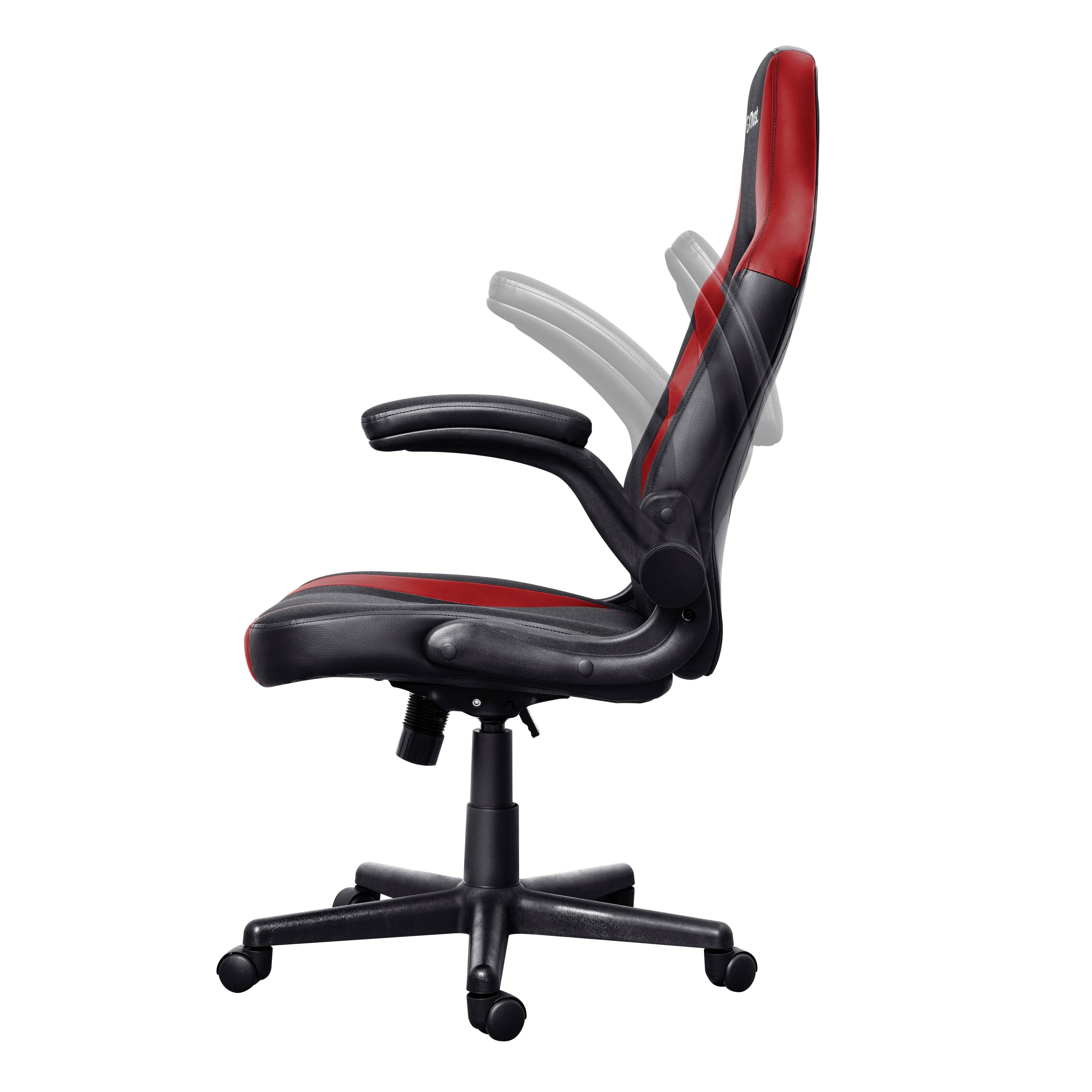 Trust GXT 703R Riye Gaming-Stuhl Schwarz/Rot