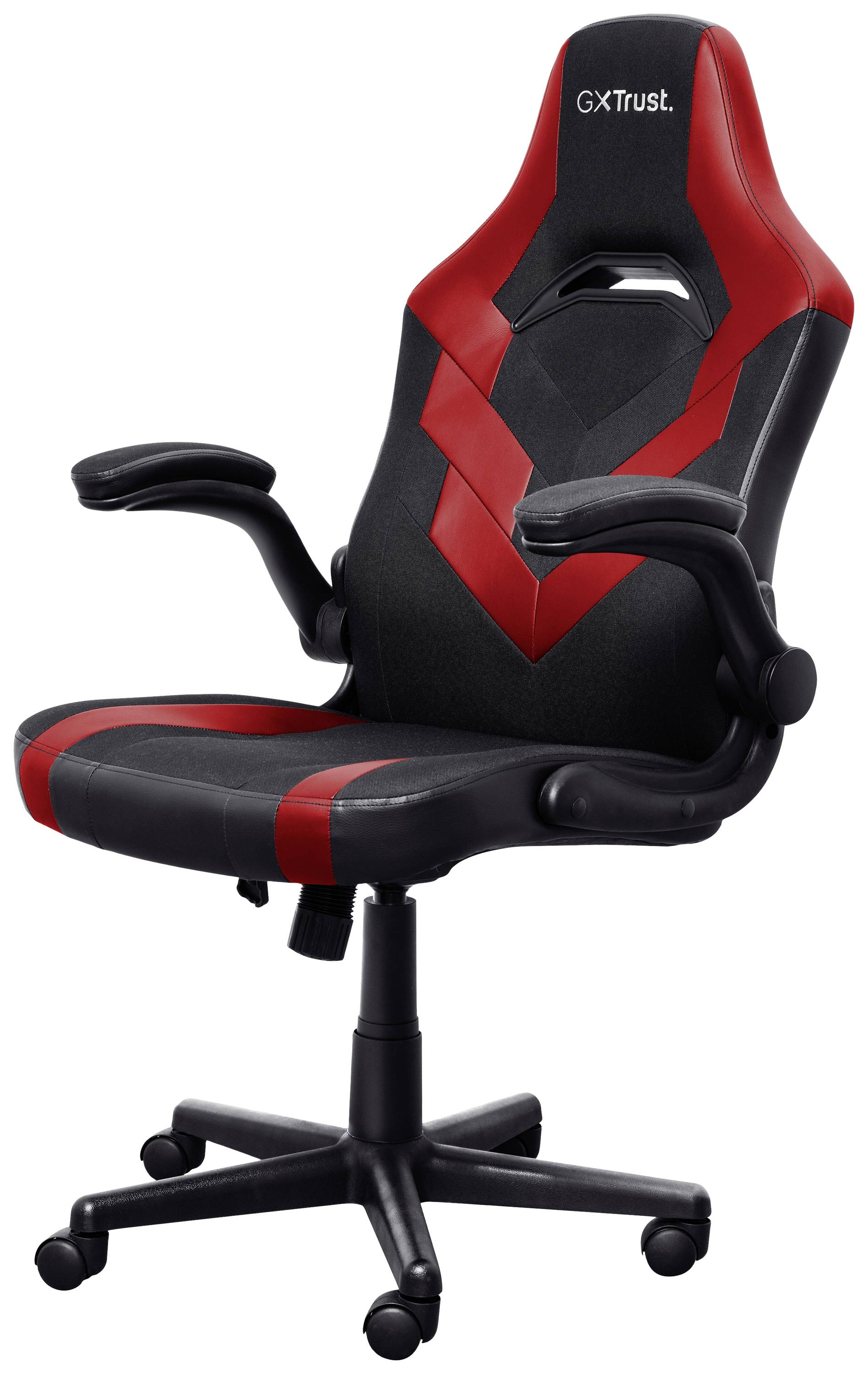 Trust GXT 703R Riye Gaming-Stuhl Schwarz/Rot