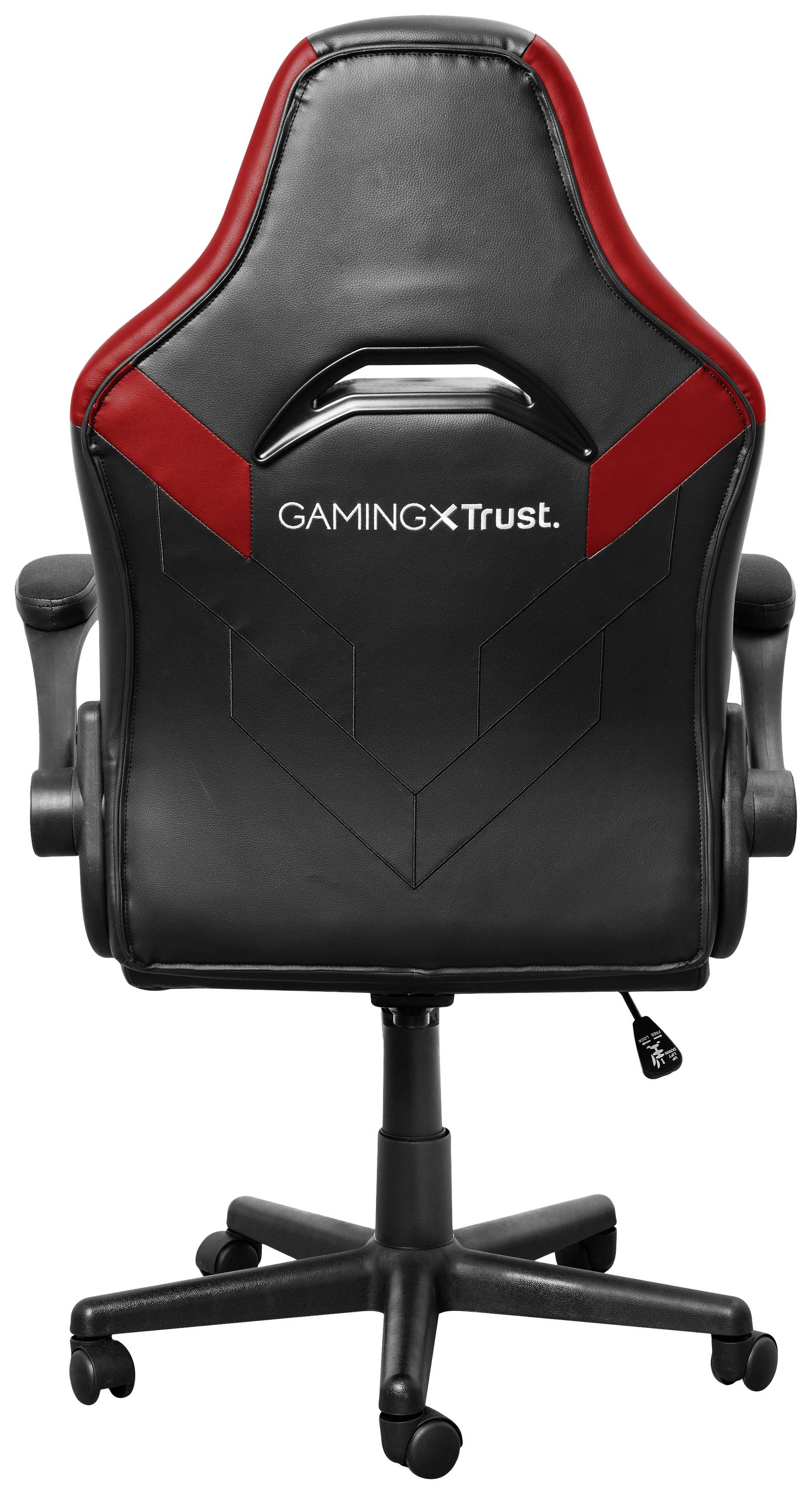 Trust GXT 703R Riye Gaming-Stuhl Schwarz/Rot