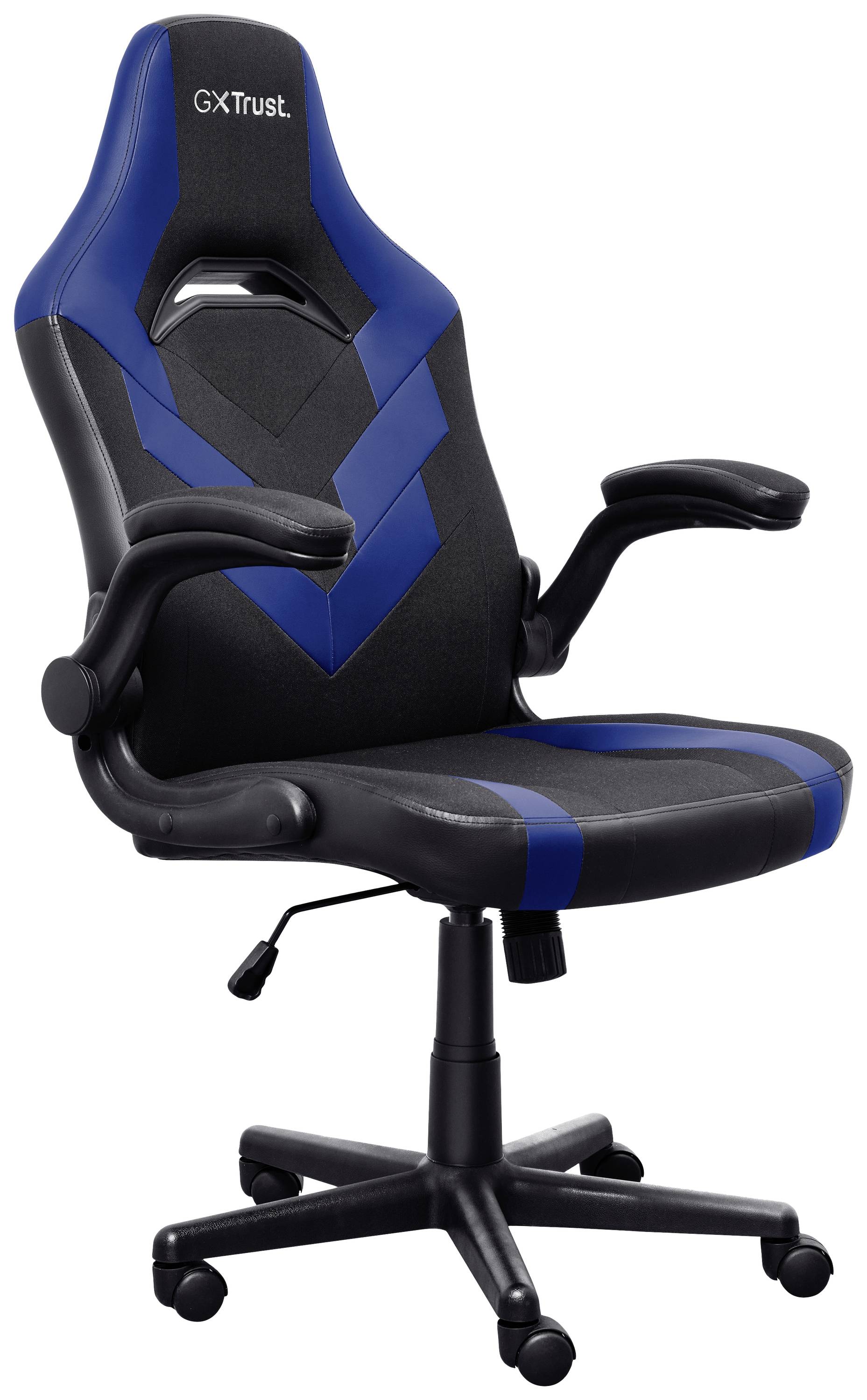 Trust GXT 703B Riye Gaming-Stuhl Schwarz/Blau