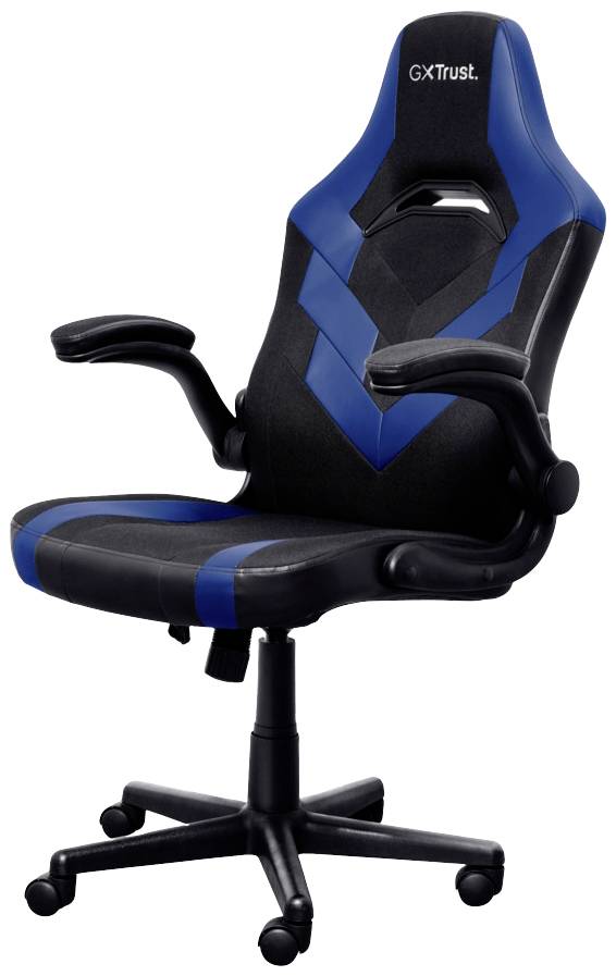Trust GXT 703B Riye Gaming-Stuhl Schwarz/Blau