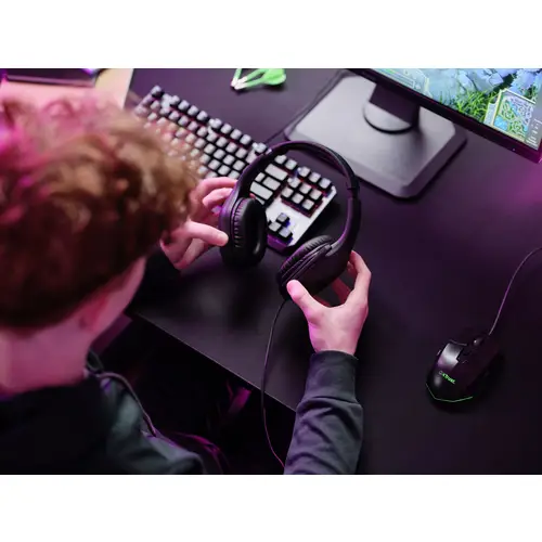 Trust GXT415 ZIROX Over Ear Headset kabelgebunden Stereo Schwarz Gaming Trust GXT415 ZIROX Over Ear Headset kabelgebunden Stereo Schwarz Gaming