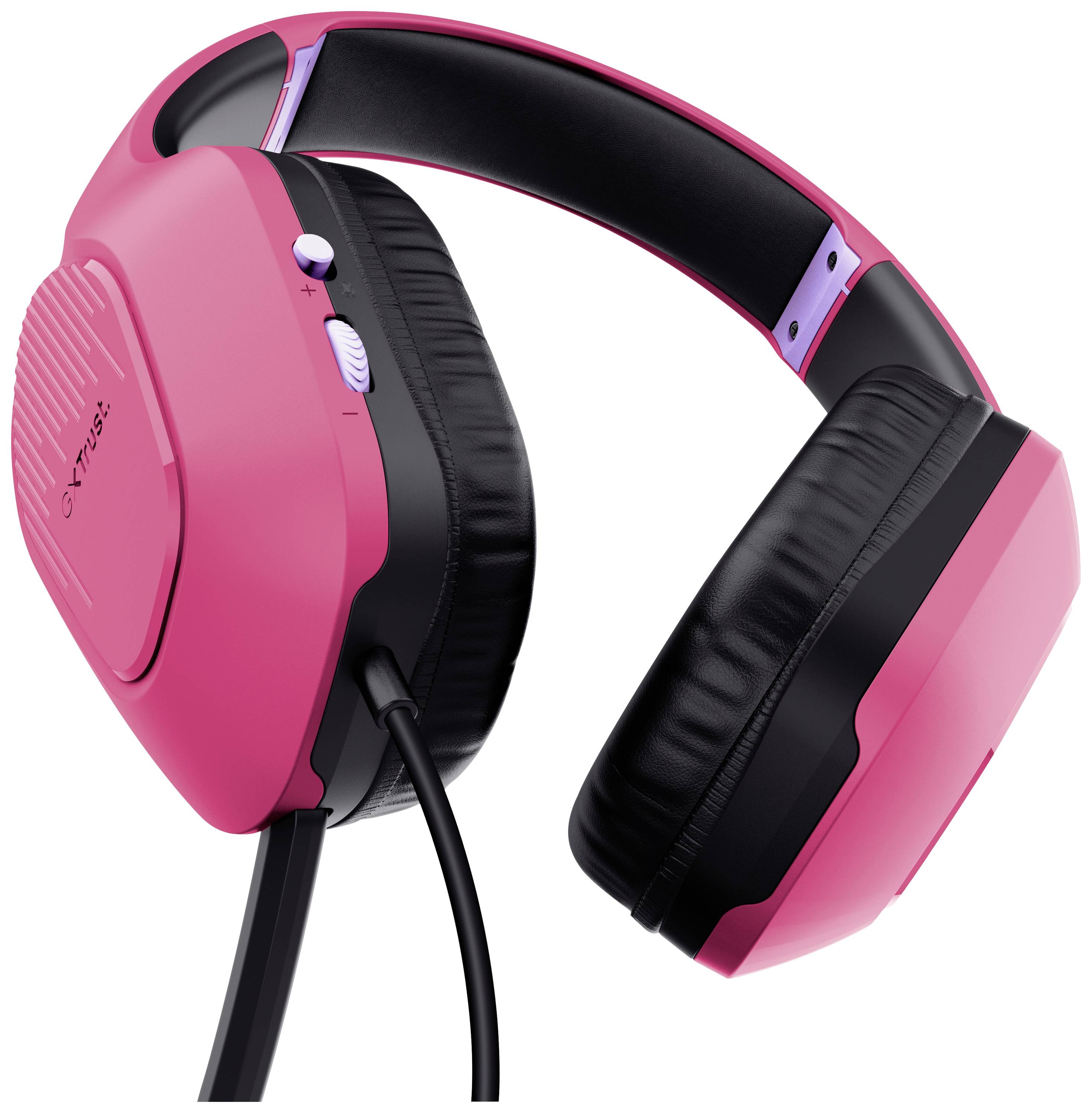 Trust GXT415P ZIROX Over Ear Headset kabelgebunden Stereo Pink Gaming