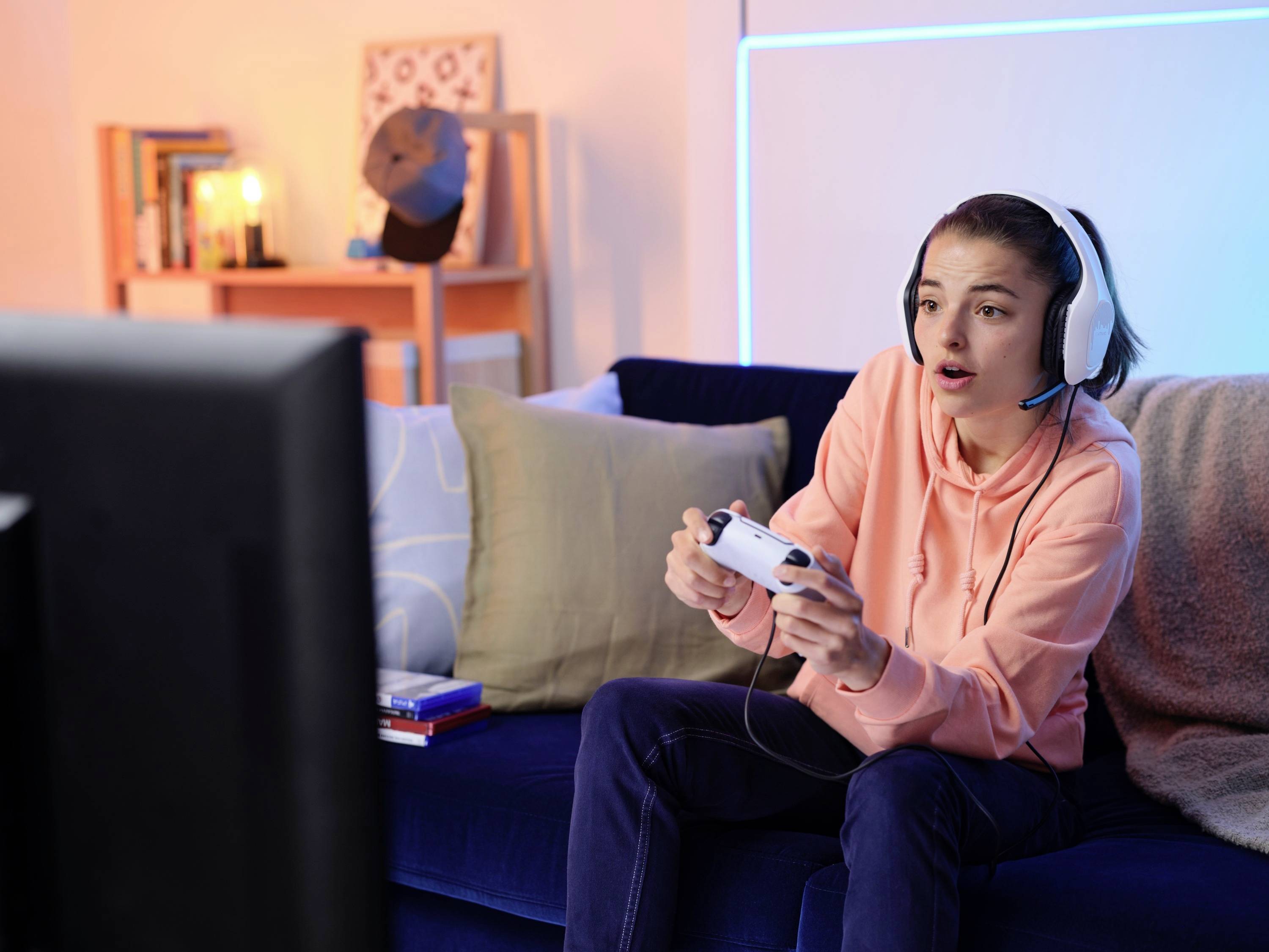 Trust GXT415PS ZIROX PS5 Over Ear Headset kabelgebunden Stereo Weiß Gaming