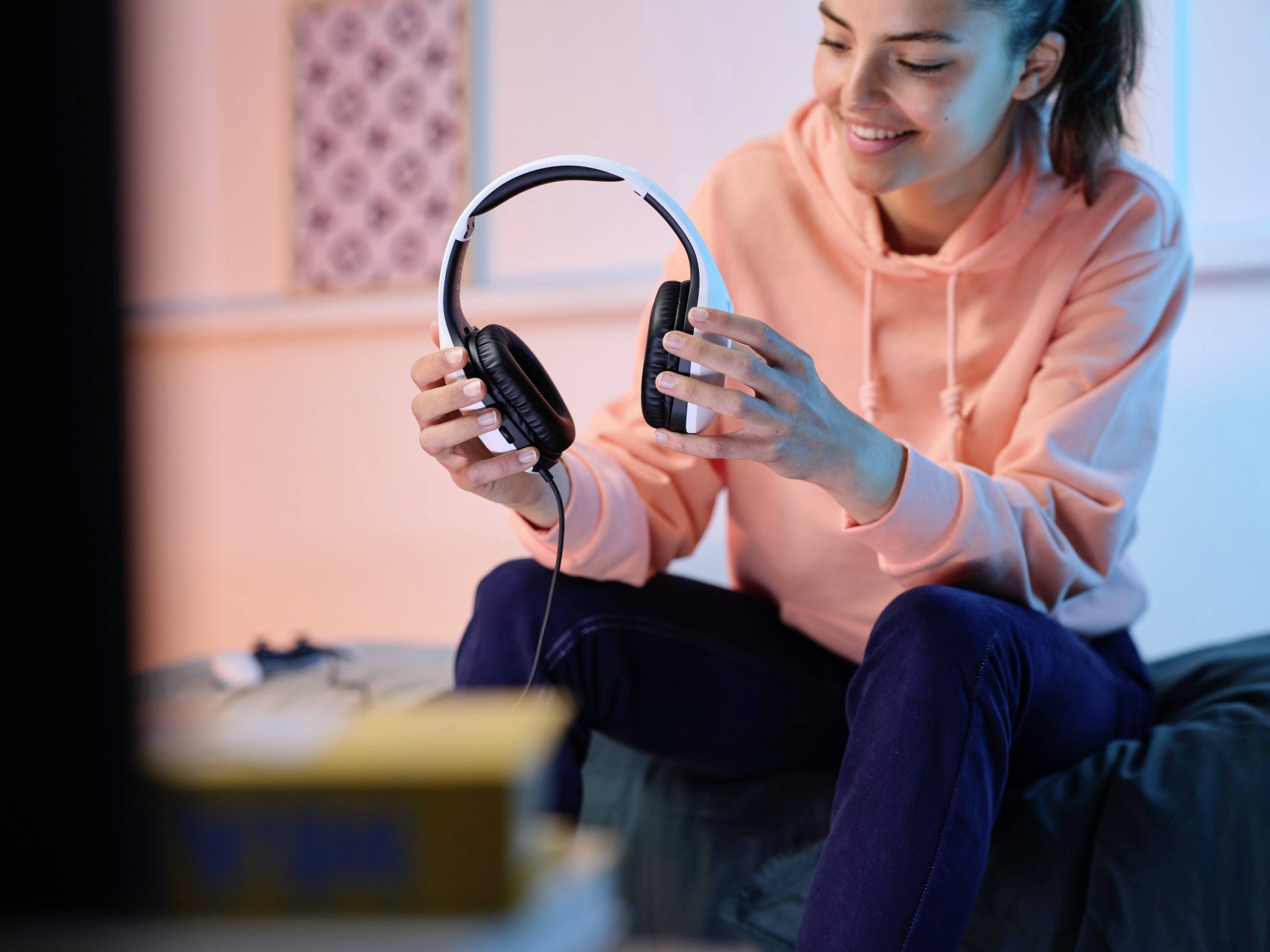 Trust GXT415PS ZIROX PS5 Over Ear Headset kabelgebunden Stereo Weiß Gaming