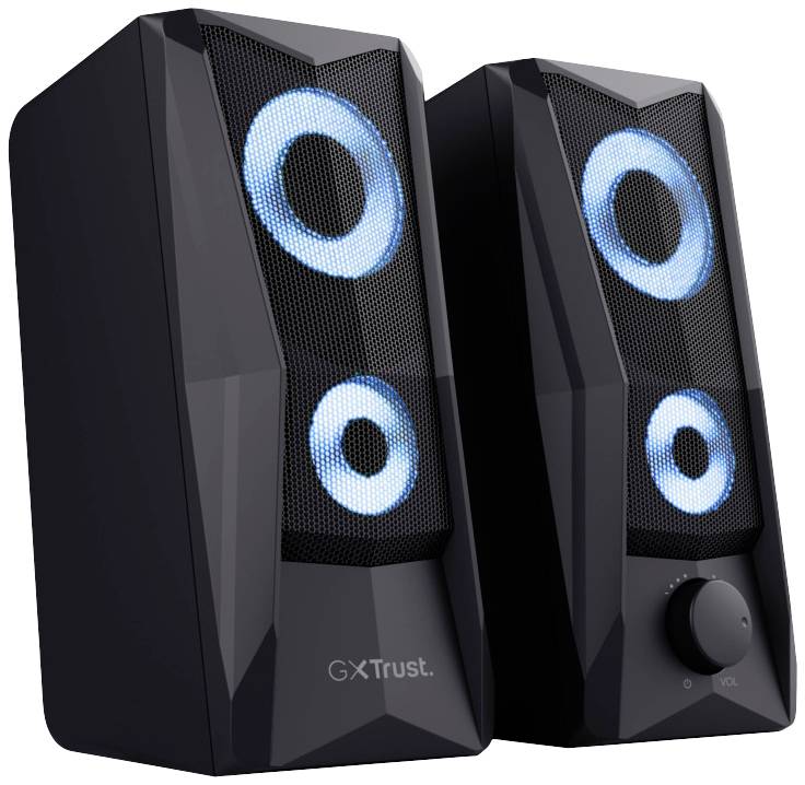 Trust GXT 606 JAVV, 2.0 Kanäle, Kabelgebunden, 12 W, 160 - 20000 Hz, 4 Ohm, Schwarz