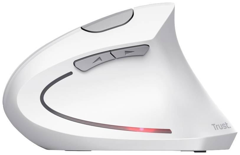 Trust VERTO WIRELESS ERGO Maus Funk Optisch Weiß 6 Tasten 1600 dpi Ergonomisch