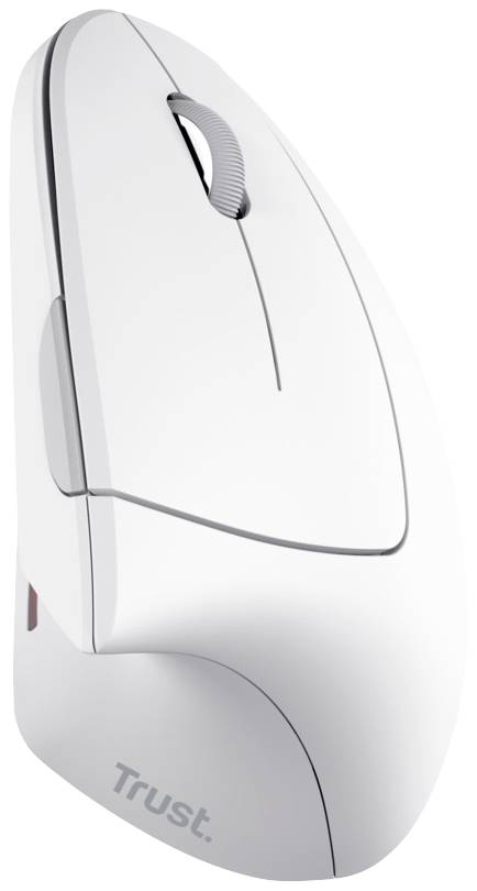 Trust VERTO WIRELESS ERGO Maus Funk Optisch Weiß 6 Tasten 1600 dpi Ergonomisch