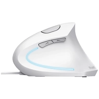 Trust VERTO ERGO Maus Kabelgebunden Optisch Weiß 6 Tasten 1600 dpi Ergonomisch Trust VERTO ERGO Maus Kabelgebunden Optisch Weiß 6 Tasten 1600 dpi Ergonomisch
