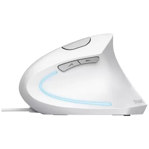 Trust VERTO ERGO Maus Kabelgebunden Optisch Weiß 6 Tasten 1600 dpi Ergonomisch Trust VERTO ERGO Maus Kabelgebunden Optisch Weiß 6 Tasten 1600 dpi Ergonomisch