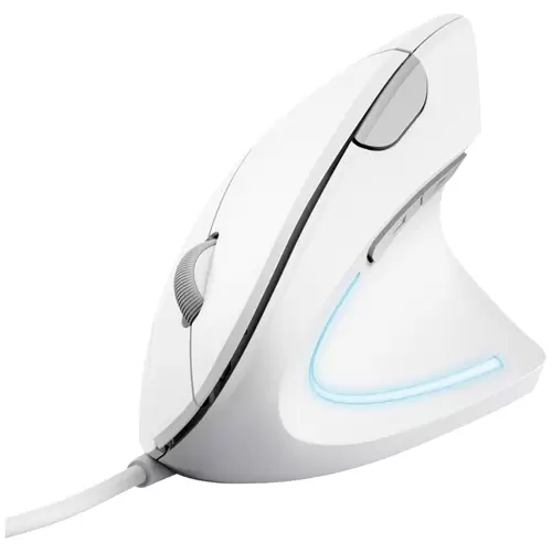 Trust VERTO ERGO Maus Kabelgebunden Optisch Weiß 6 Tasten 1600 dpi Ergonomisch Trust VERTO ERGO Maus Kabelgebunden Optisch Weiß 6 Tasten 1600 dpi Ergonomisch