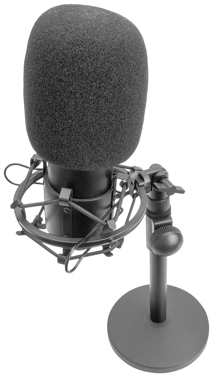 Digitus DA-20300 Stand Sprach-Mikrofon Übertragungsart (Details):Kabelgebunden, USB inkl Spinne, inkl. Kabel, inkl. Stativ, Standfuß USB, USB-A, USB