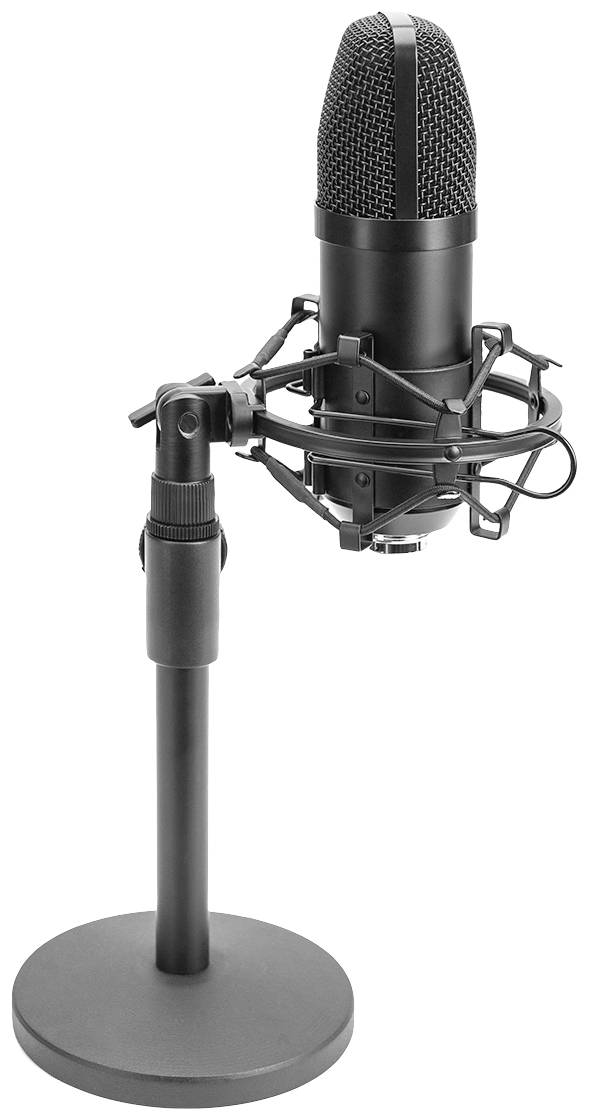 Digitus DA-20300 Stand Sprach-Mikrofon Übertragungsart (Details):Kabelgebunden, USB inkl Spinne, inkl. Kabel, inkl. Stativ, Standfuß USB, USB-A, USB