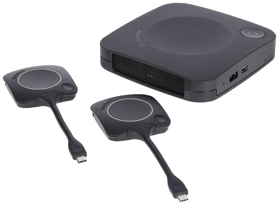 Barco Clickshare CX-30 EU (GEN2) Konferenzsystem HDMI®, RJ45, USB-A, USB-C®, WLAN Schwarz