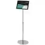 Deflecto 790645 Prospekthalter, Bodenaufsteller Silber, Schwarz DIN A3 Anzahl der Fächer 1 1 St. (B x H x T) 340 x 1280 x 300mm Deflecto 790645 Prospekthalter, Bodenaufsteller Silber, Schwarz DIN A3 Anzahl der Fächer 1 1 St. (B x H x T) 340 x 1280 x 300mm